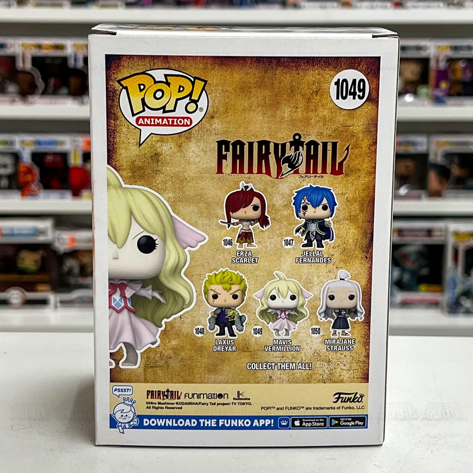 Funko Pop Animation Fairy Tail 1049 Mavis Vermillion Vinyl Figure New In Box