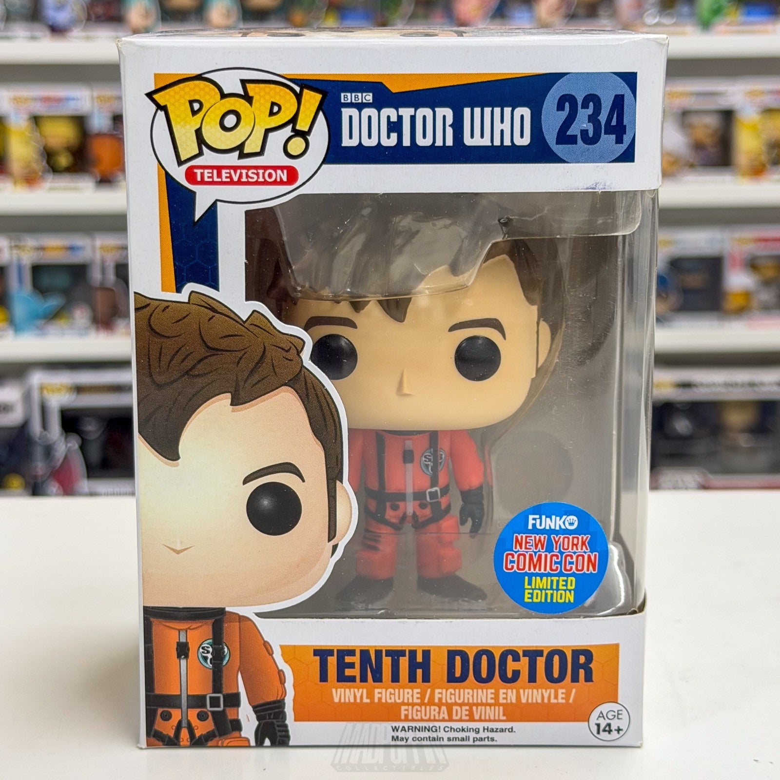Funko Pop TV BBC Doctor Who Tenth Doctor Space Suit NYCC 234 Toy Vinyl Figure0