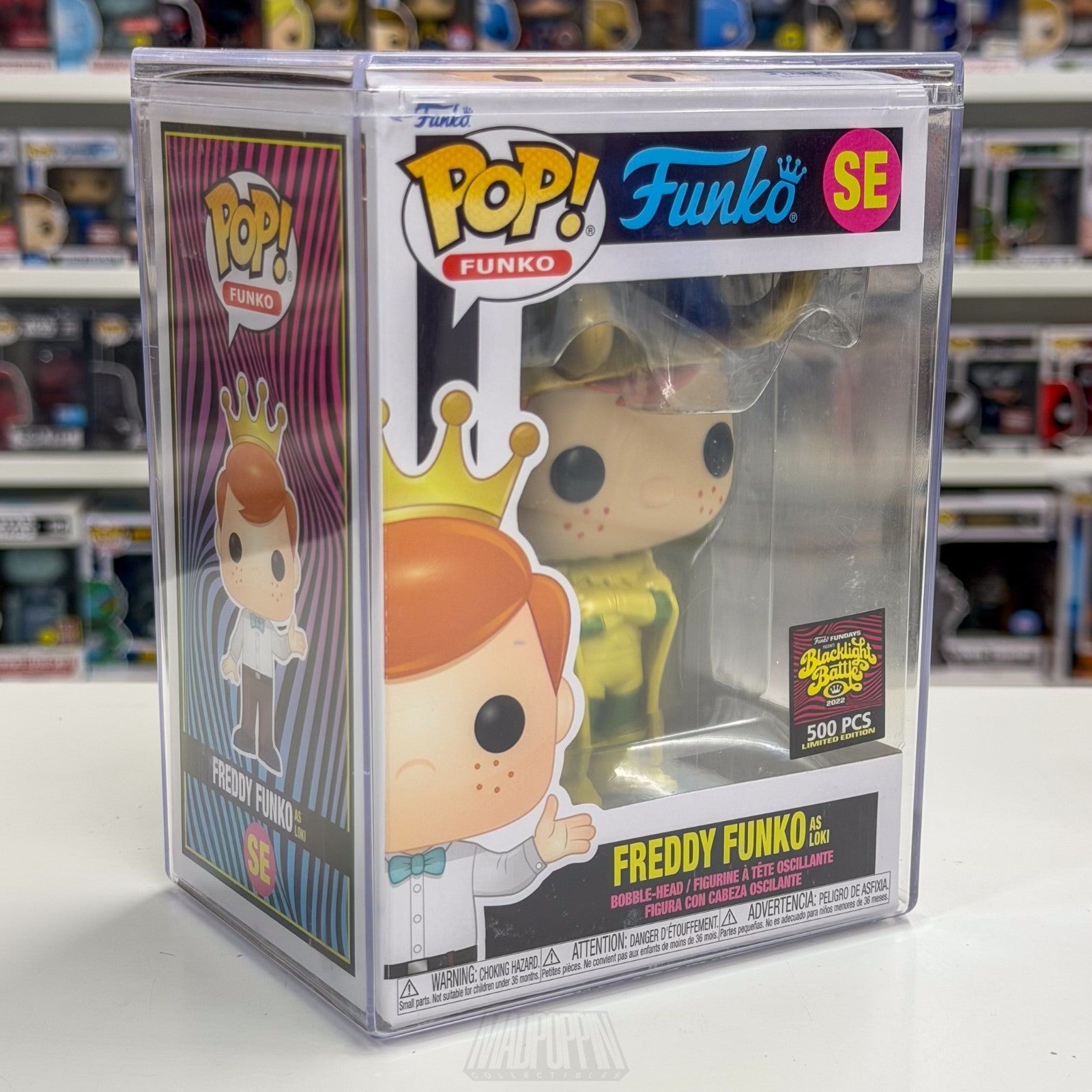 Funko Pop Fundays Blacklight Battle Freddy as Loki Metallic LE 500 PCS SE Marvel11