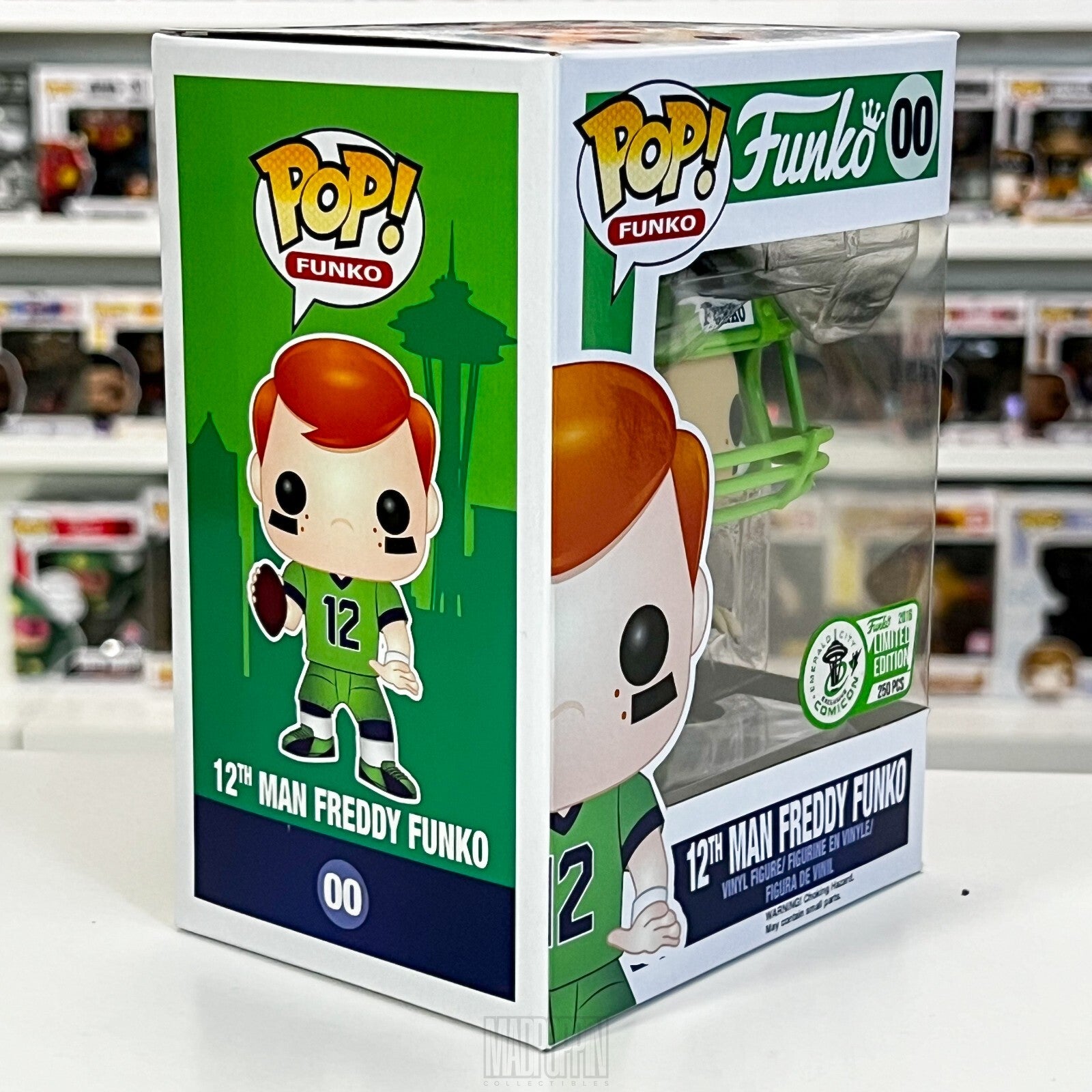 Funko Pop 12th Man Freddy Funko Football Player #12 Jersey ECCC 250 Pcs 00