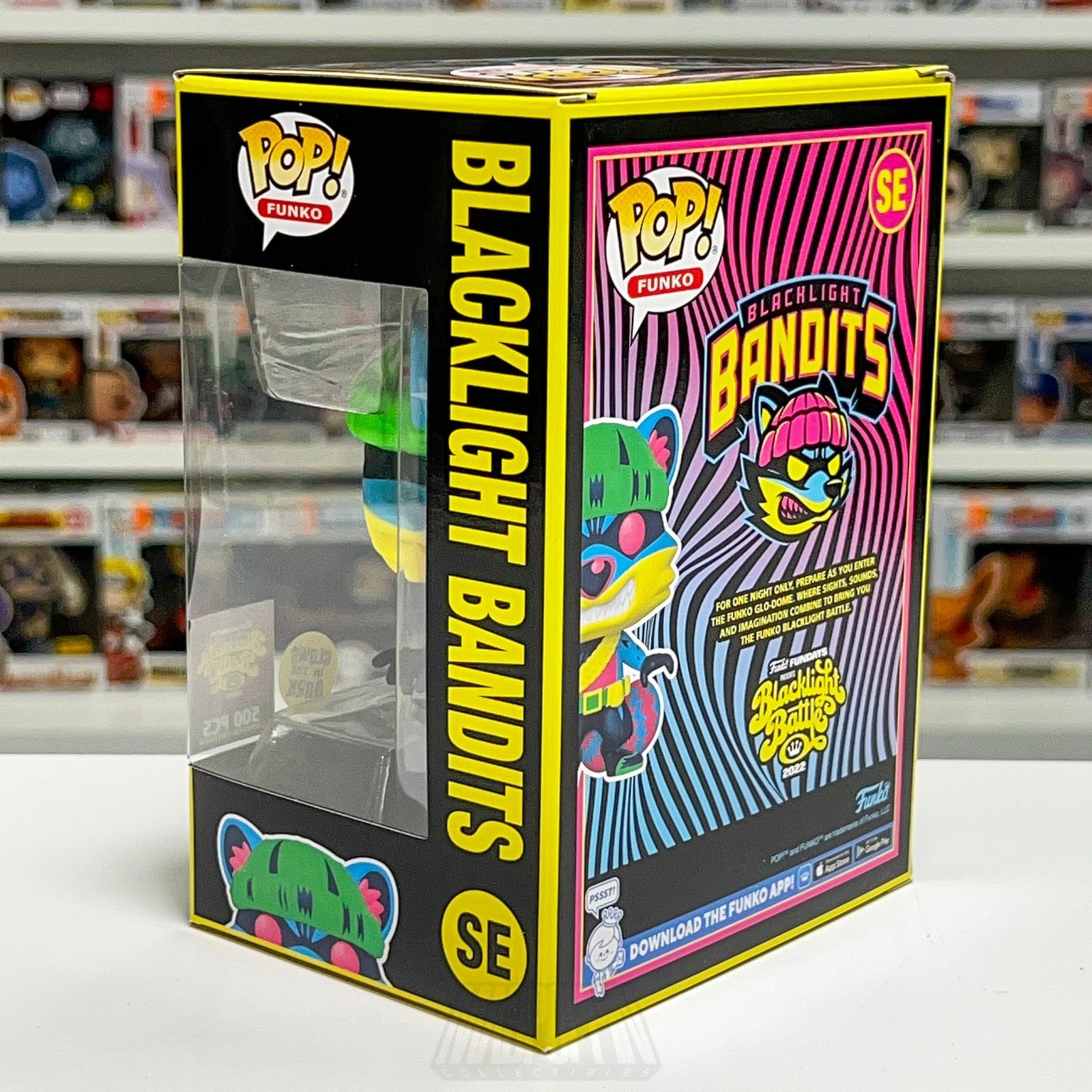 Funko Pop Blacklight Bandits SE Vinyl Figure Glow in the Dark 500 PCS Limited