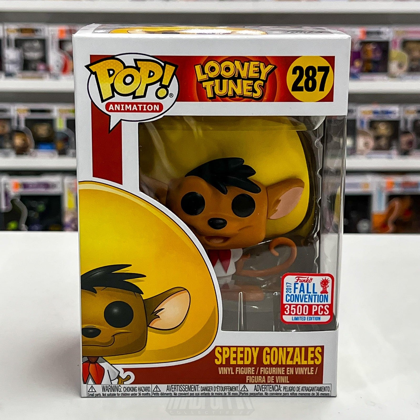 Funko Pop Animation Looney Tunes Speedy Gonzales 287 2017 Fall LE 3500 PCS NYCC0