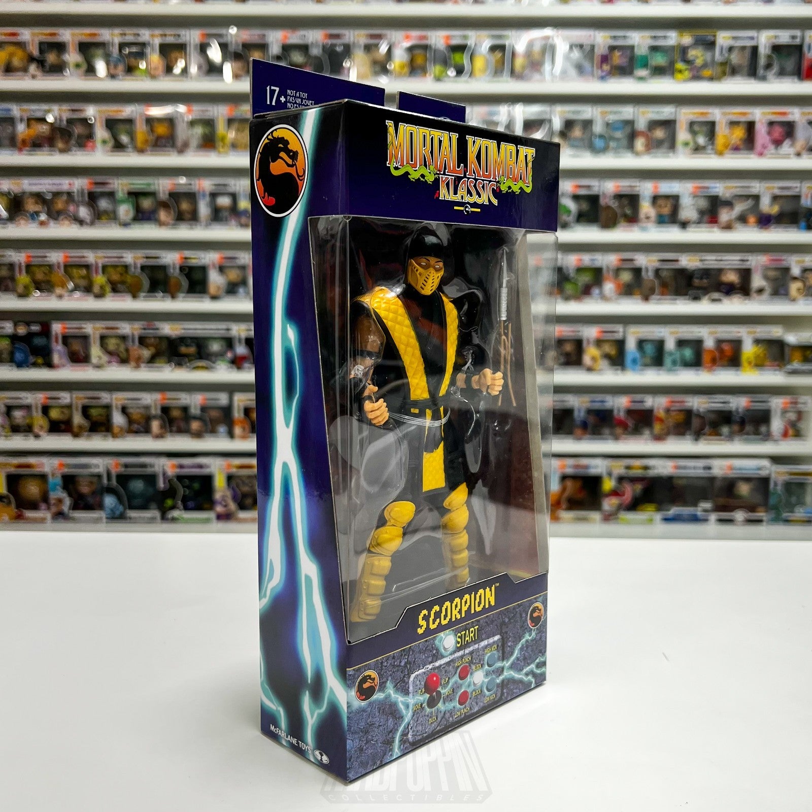 McFarlane Toys Mortal Kombat Klassic Scorpion  7 Inch Action Figure Video Game