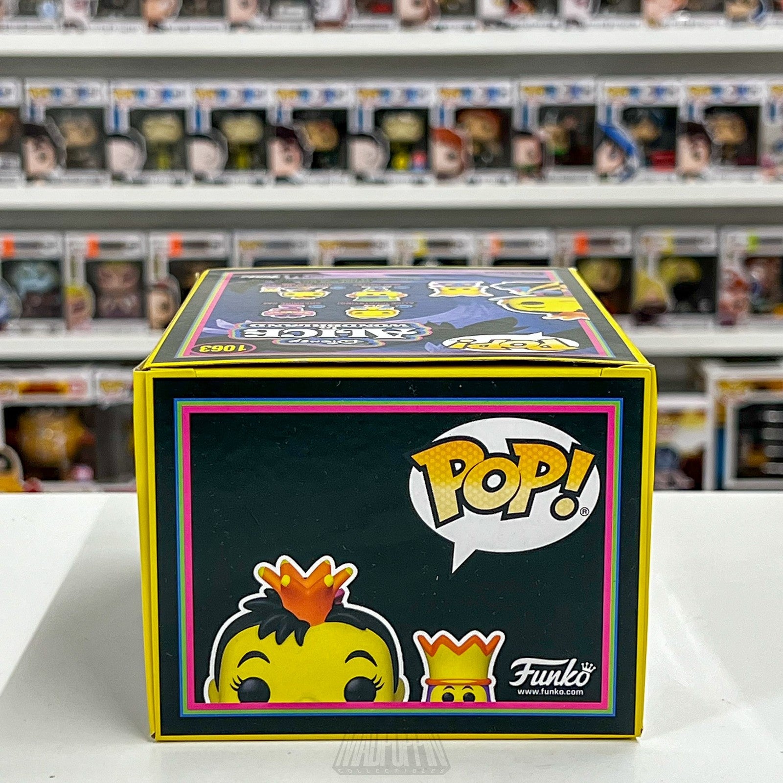 Funko Pop Alice in Wonderland Queen of Hearts 1063 Vinyl Figure Blacklight