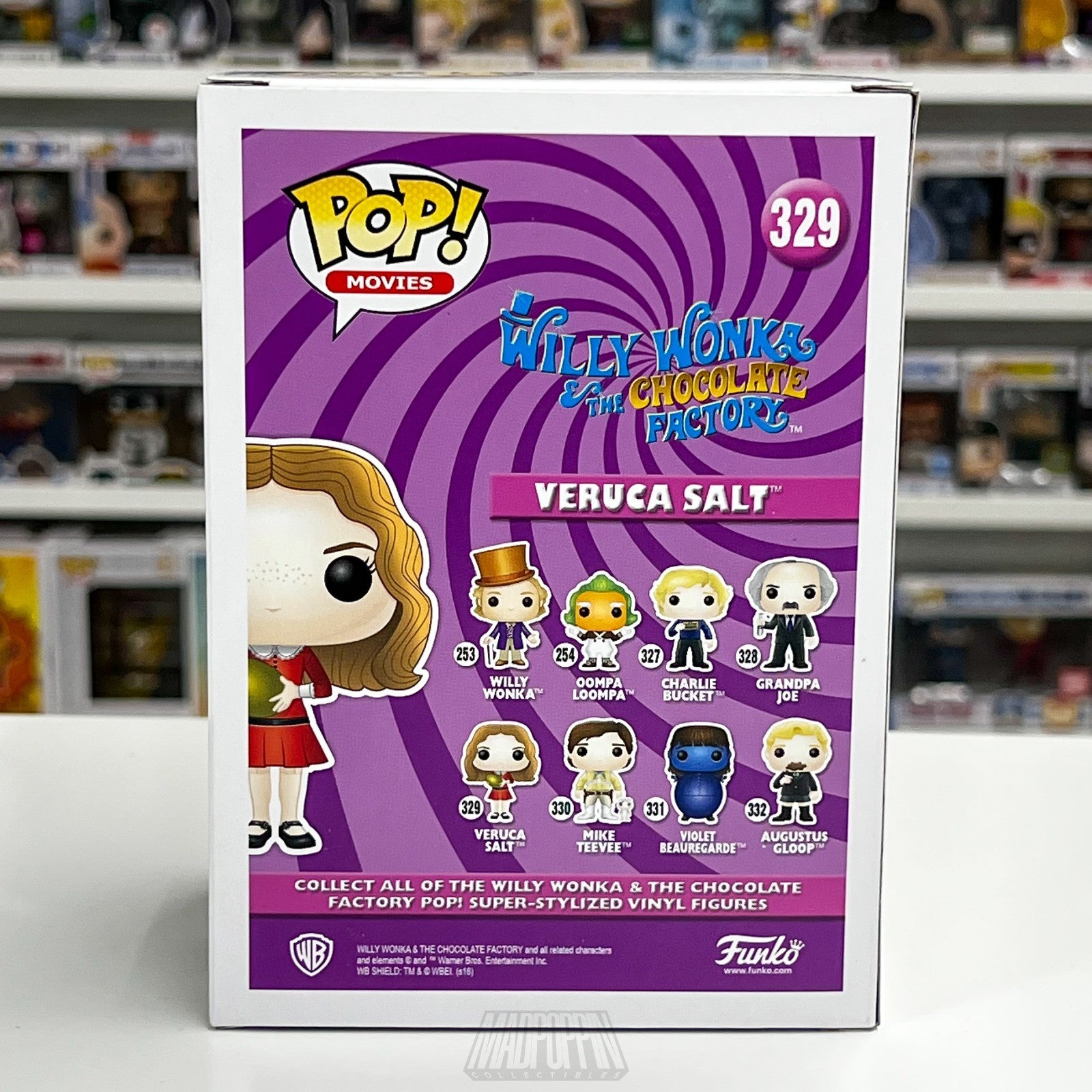 Funko Pop Movies Willy Wonka & The Chocolate Factory Veruca Salt Golden Egg 329
