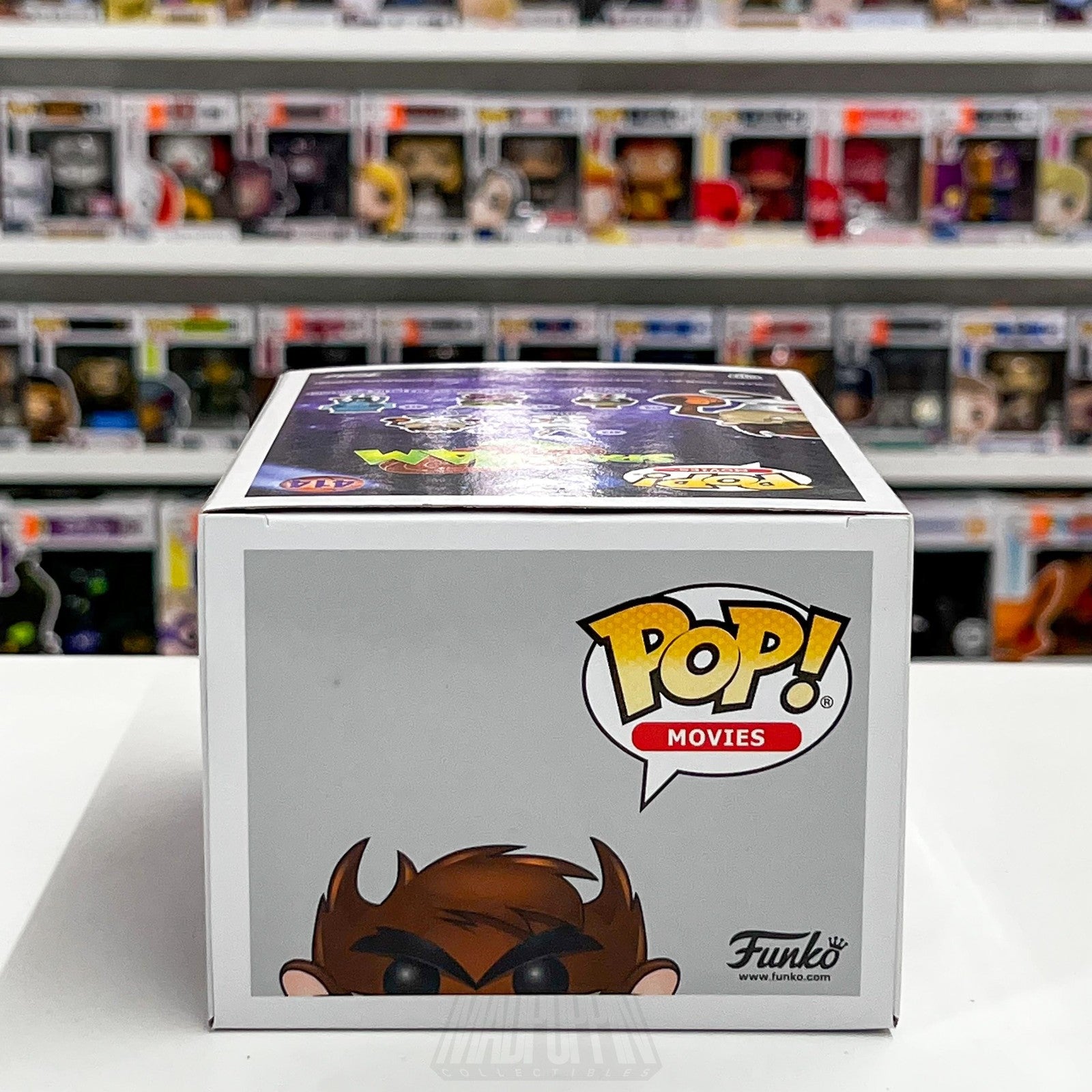 Funko Pop Movies Space Jam Taz 414 Chase Open Mouth Vinyl Figure Tune Squad NIB6