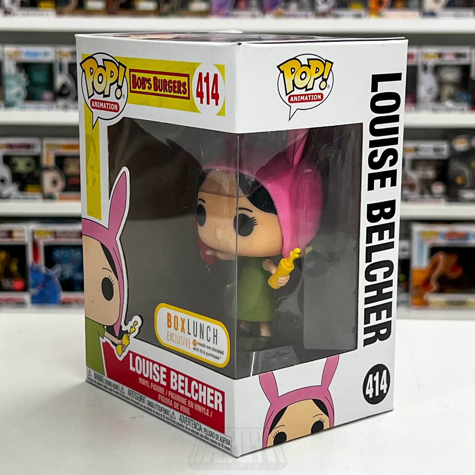 Funko Pop Animation Bobs Burgers Louise Belcher Ketchup Mustard BoxLunch 414 Toy1