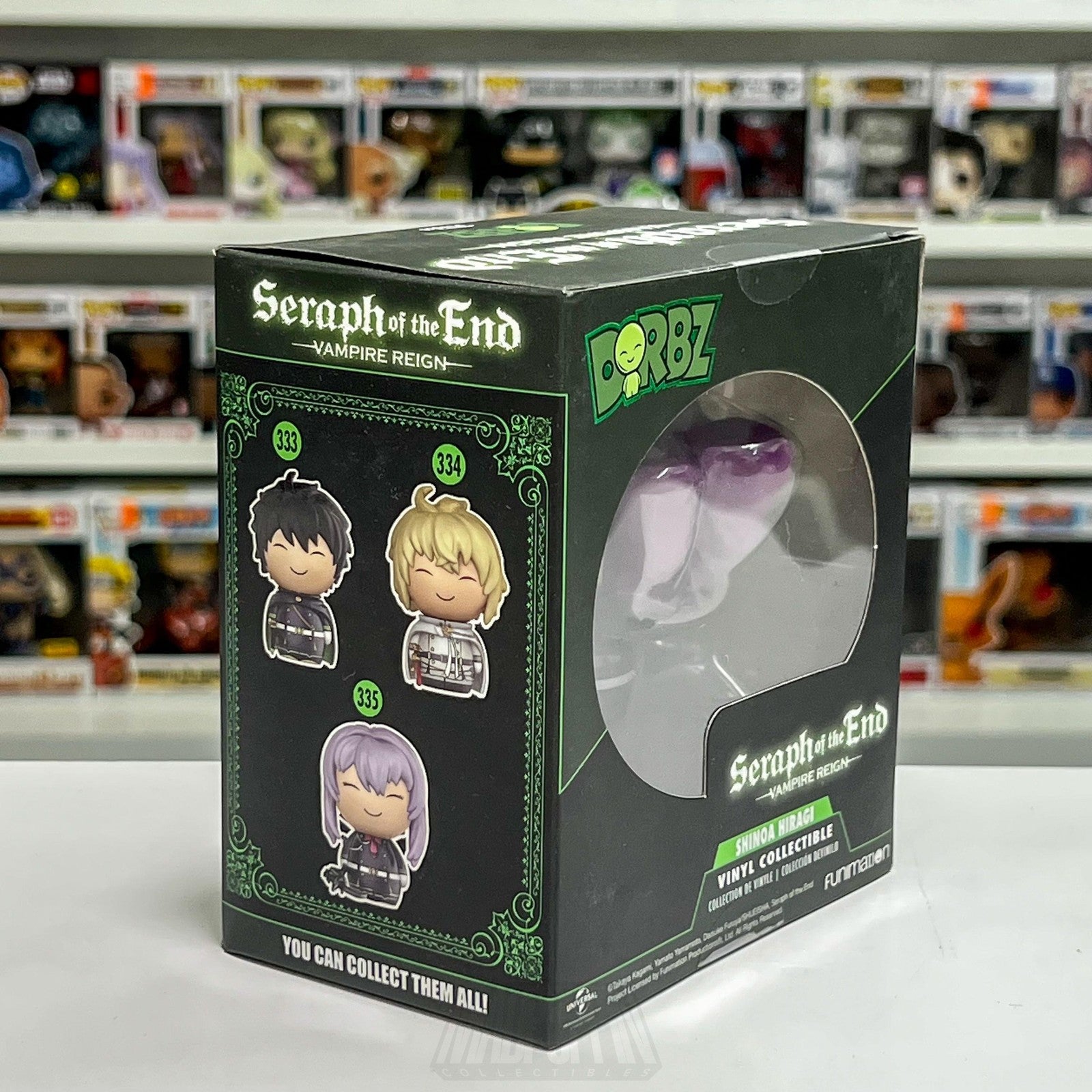 Funko Dorbz Animation Seraph of the End Shinoa Hiragi 335 Specialty Series Anime