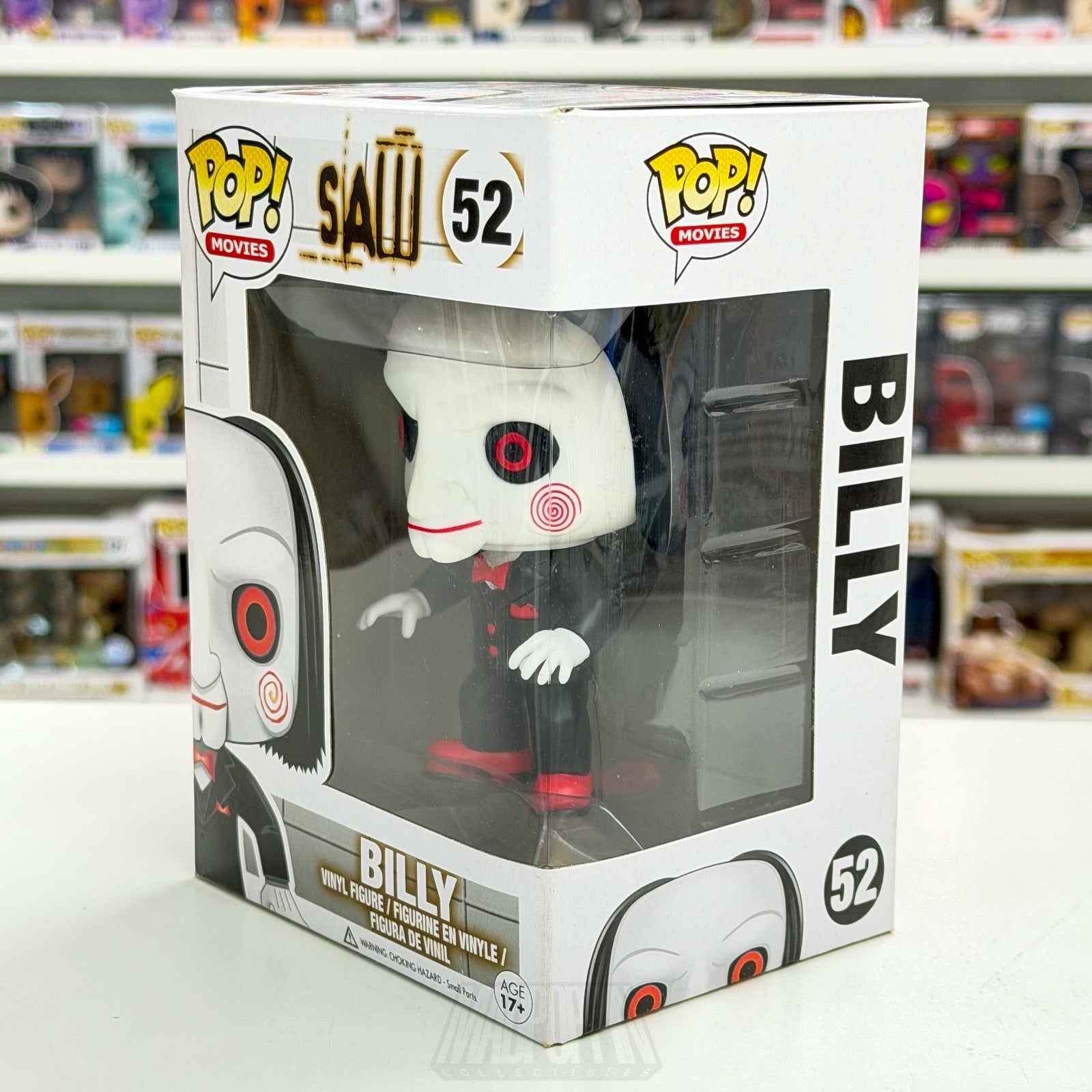 Funko Pop Movies Saw Billy The Puppet 52 Jigsaw Horror AUTHENTIC Vinyl Figure1
