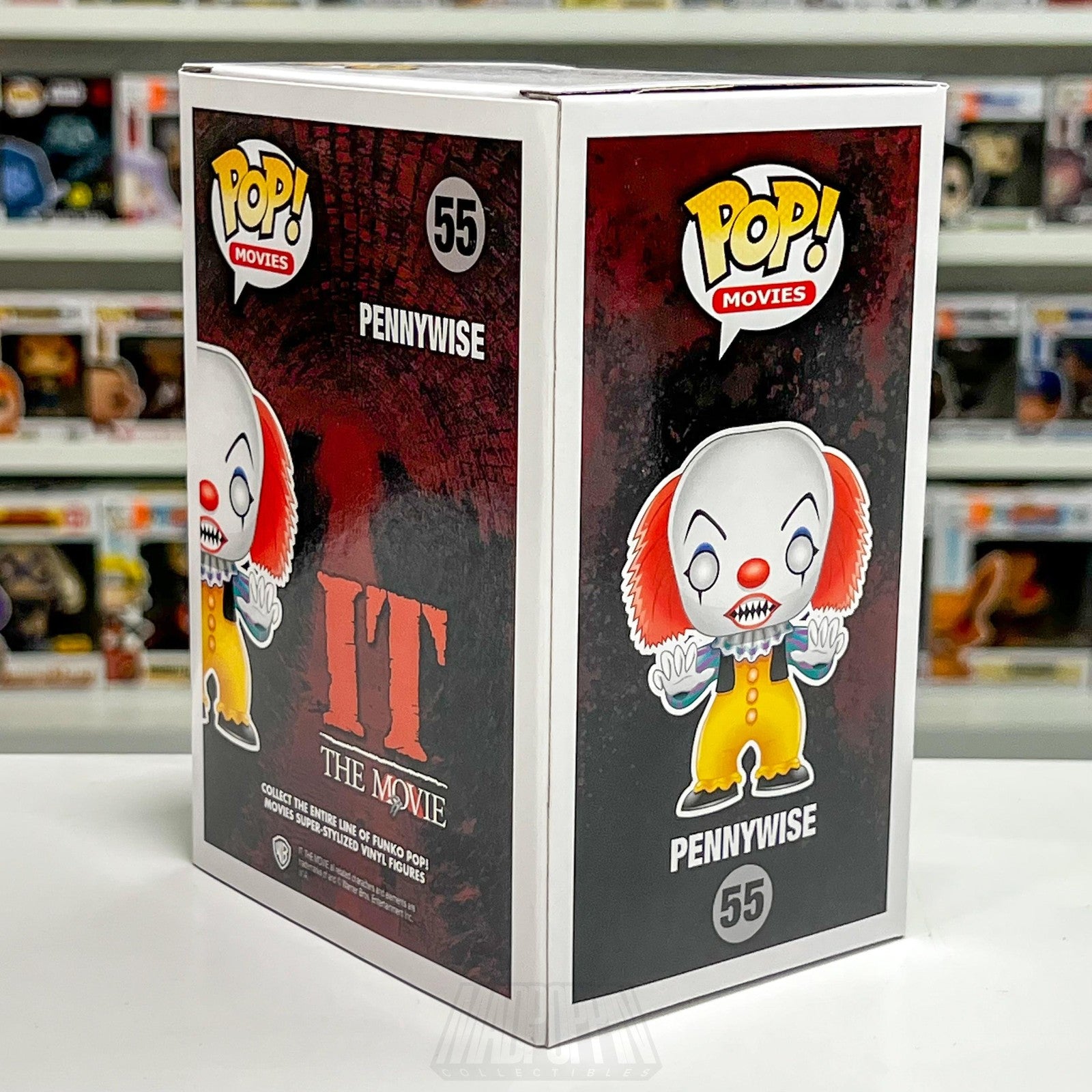 Funko Pop IT The Movie Pennywise 55 Vinyl Figure Tim Curry OG Alien Clown Horror