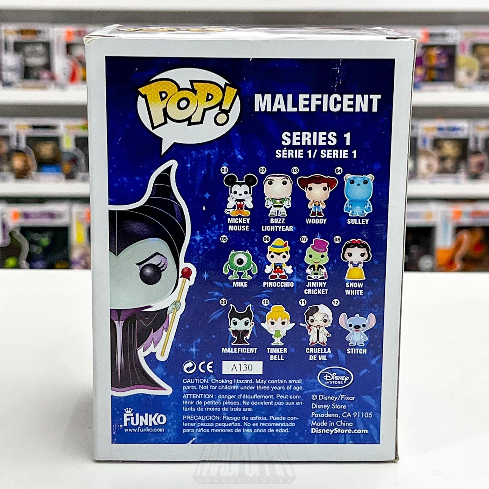 Funko Pop Disney Store Logo Maleficent 09 Villains Series 1 Vinyl Figure Boxed3