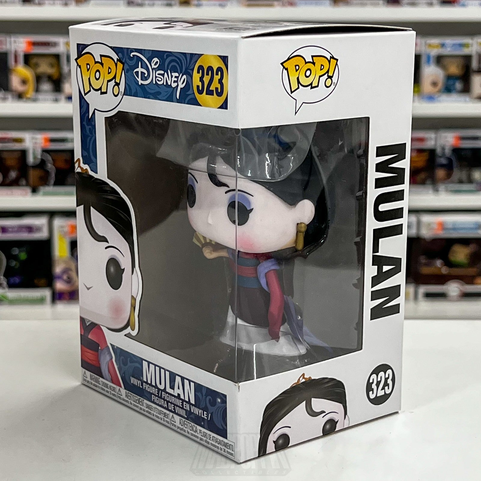 Funko Pop Disney Hua Mulan 323 Princess Animation Musical China Vinyl Figure Toy1