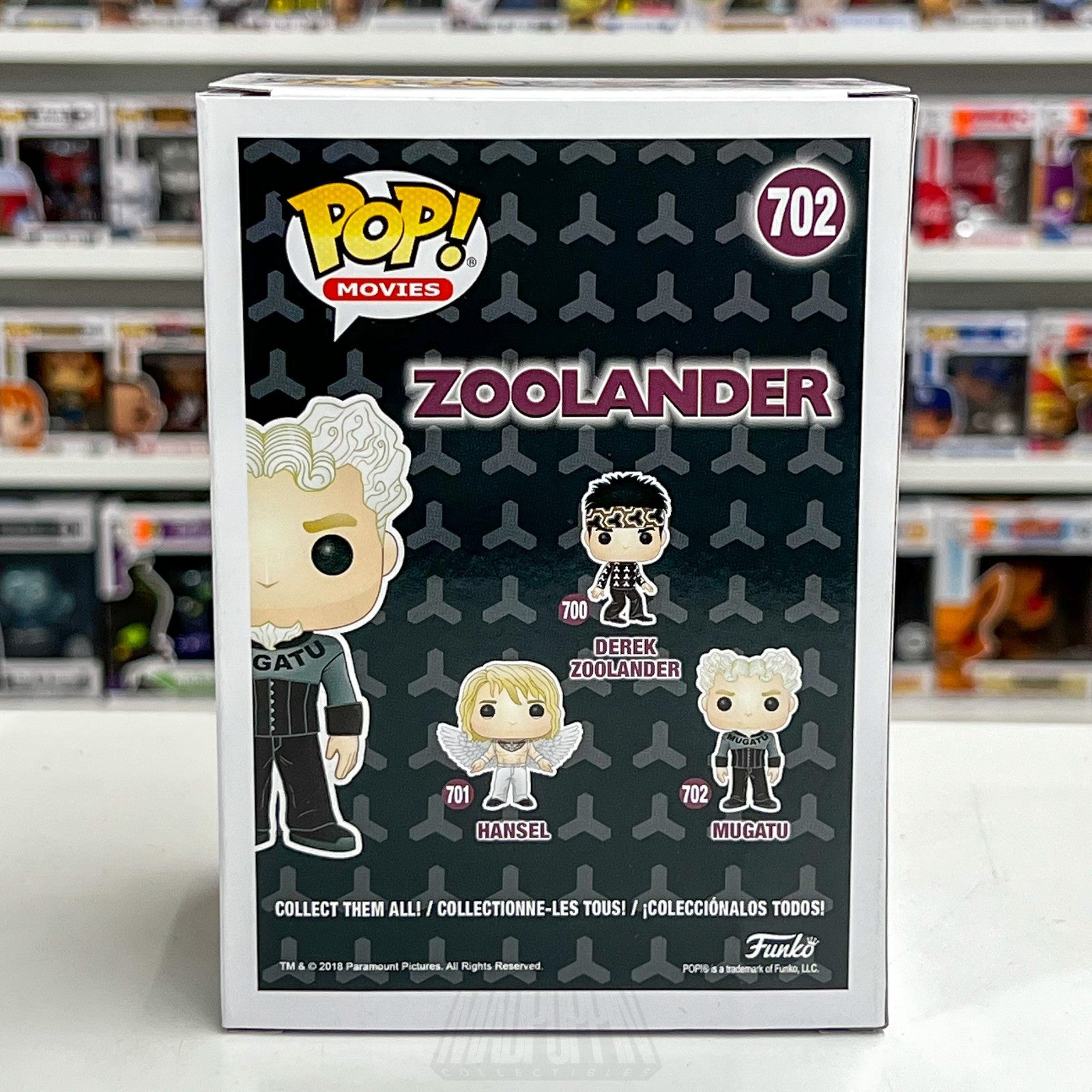 Funko Pop Movies Zoolander Mugatu 702 American Comedy Will Ferrell Vinyl Figure3