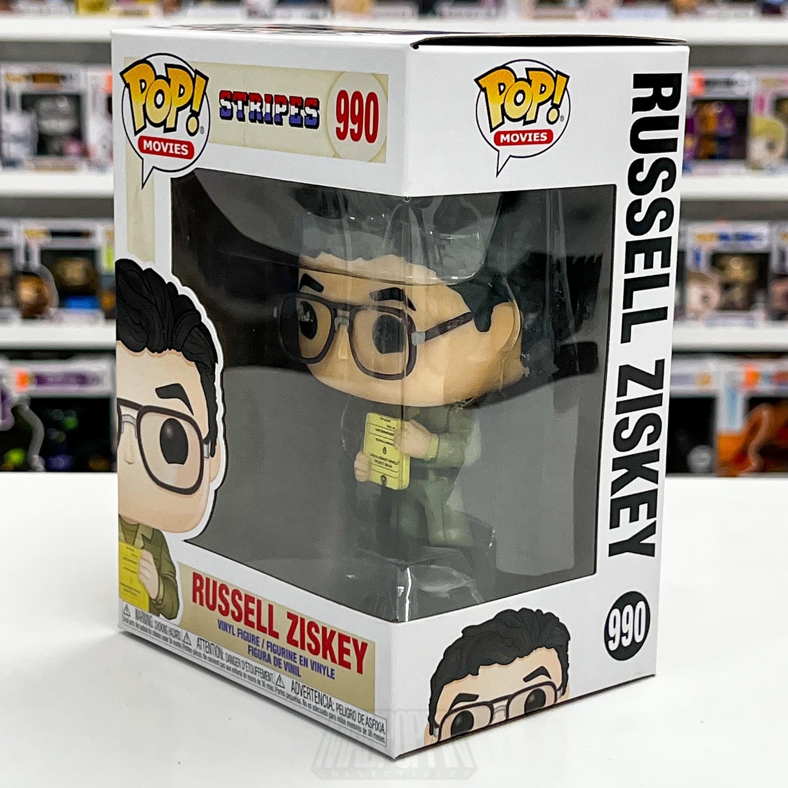 Funko Pop! Movies Stripes Russell Ziskey #990 Vinyl Figure 2020 with Window Box1