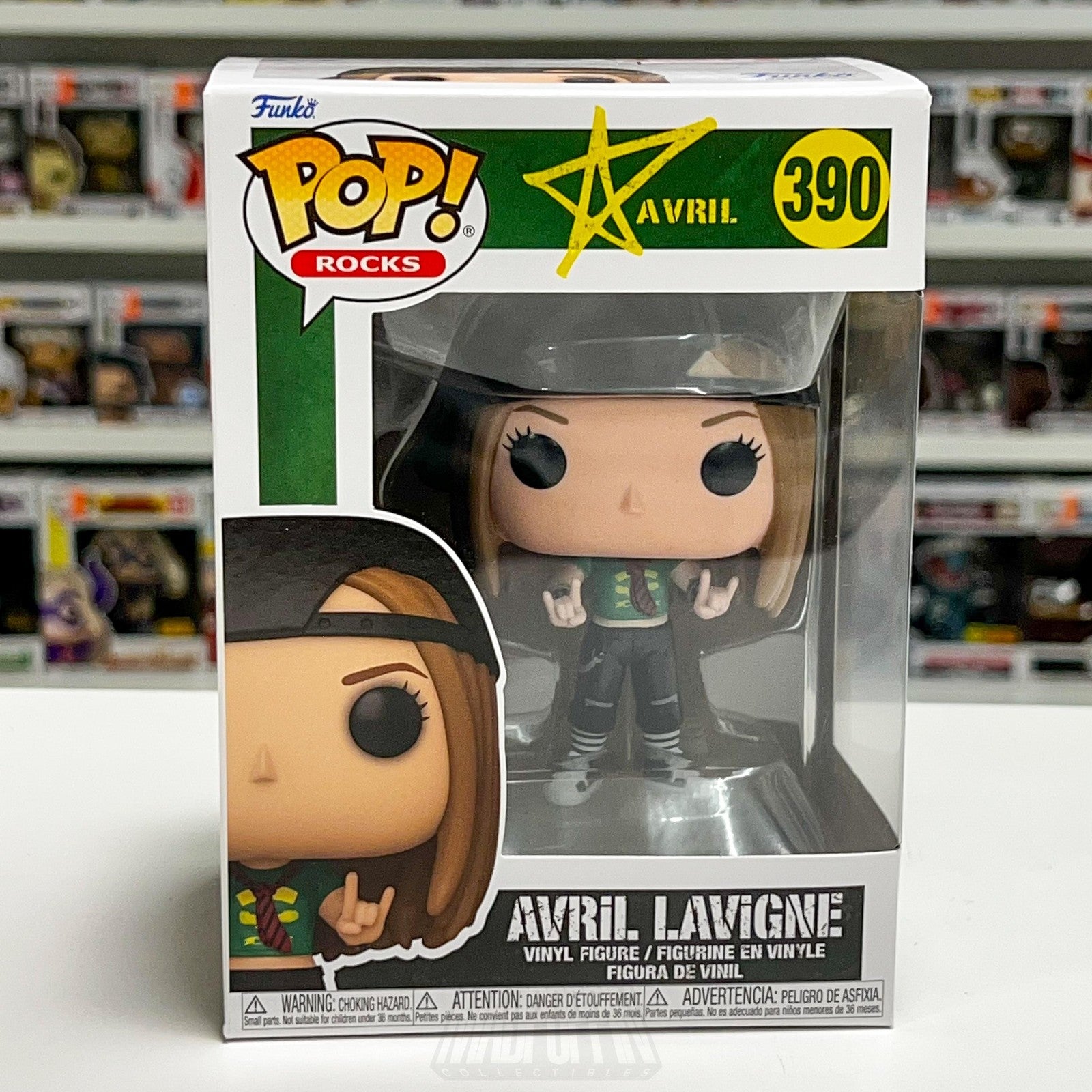 Funko Pop! Rocks Avril Lavigne 390 Sk8er Boi Vinyl Figure New in Box Toy Punk