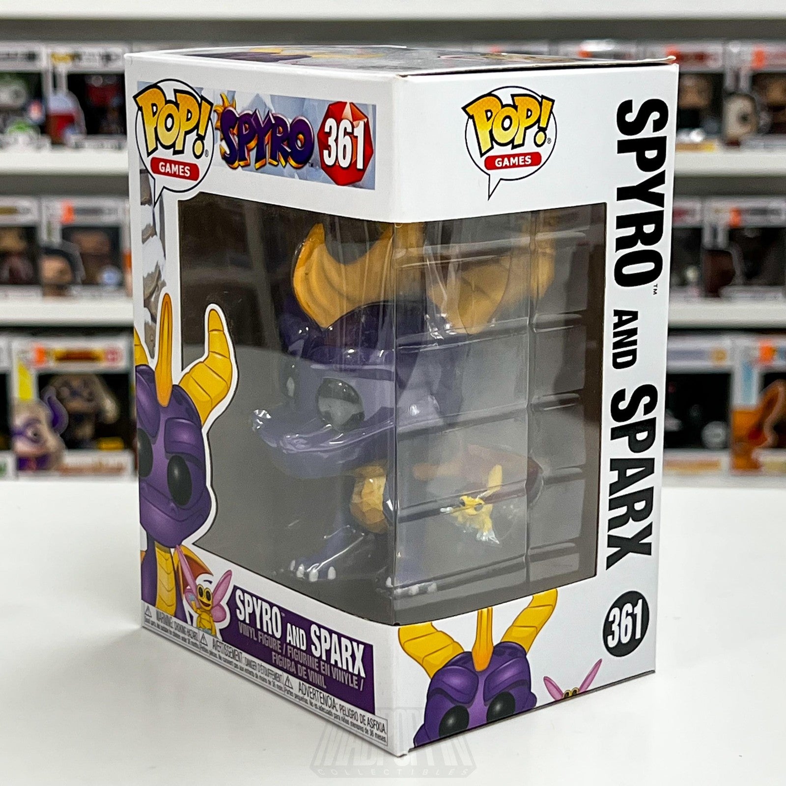 Funko POP Games Spyro and Sparx 361 Vinyl Figure New in Box 2018 PlayStation Toy