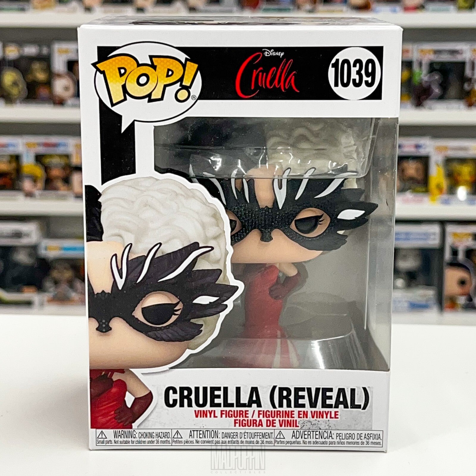 Funko Pop Disney Movies Cruella de Vil Reveal Outfit Vaulted 1039