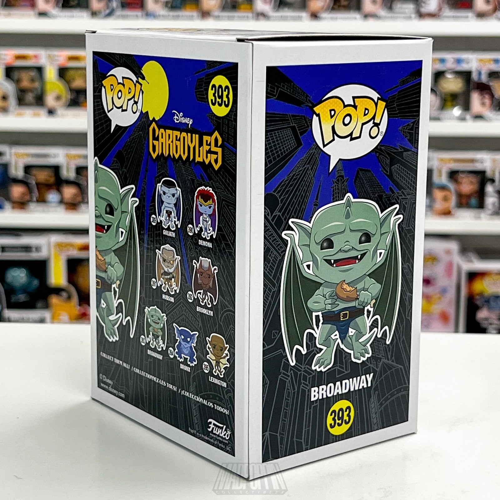 Funko Pop Disney Gargoyles Broadway Vinyl Figure 393 New Animation Collectible