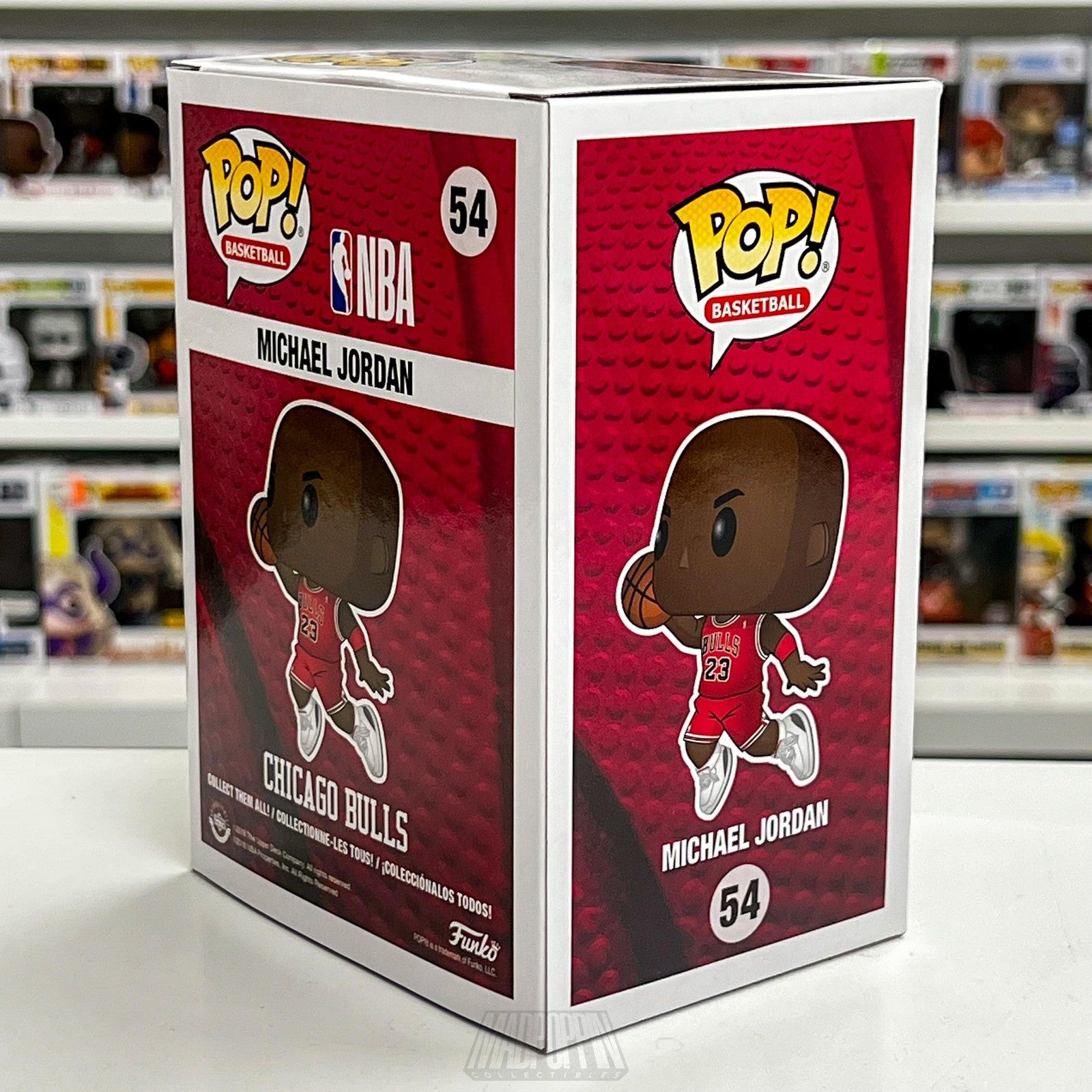 Chicago Bulls Michael Jordan Funko Pop Figure 54 NBA Basketball Vinyl
