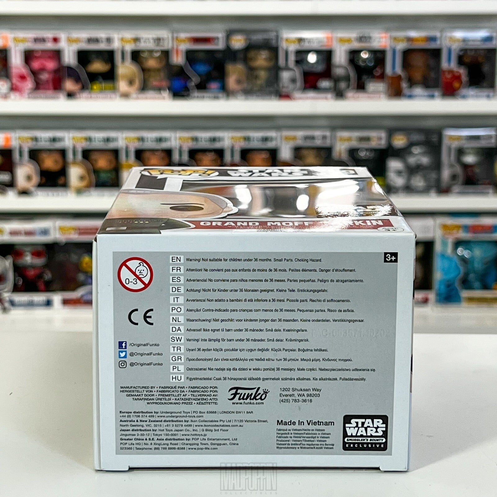 Funko Pop Star Wars Grand Moff Tarkin Smugglers Bounty Empire Death Star 159