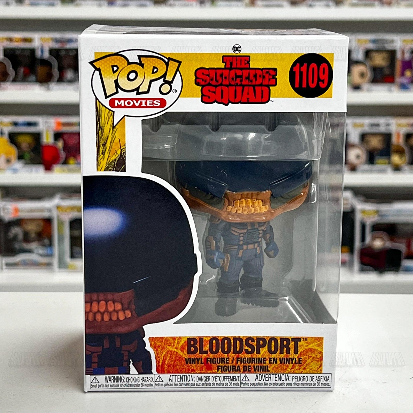 Funko Pop Movies The Suicide Squad Bloodsport 1109 Vinyl Figure DC Comics New