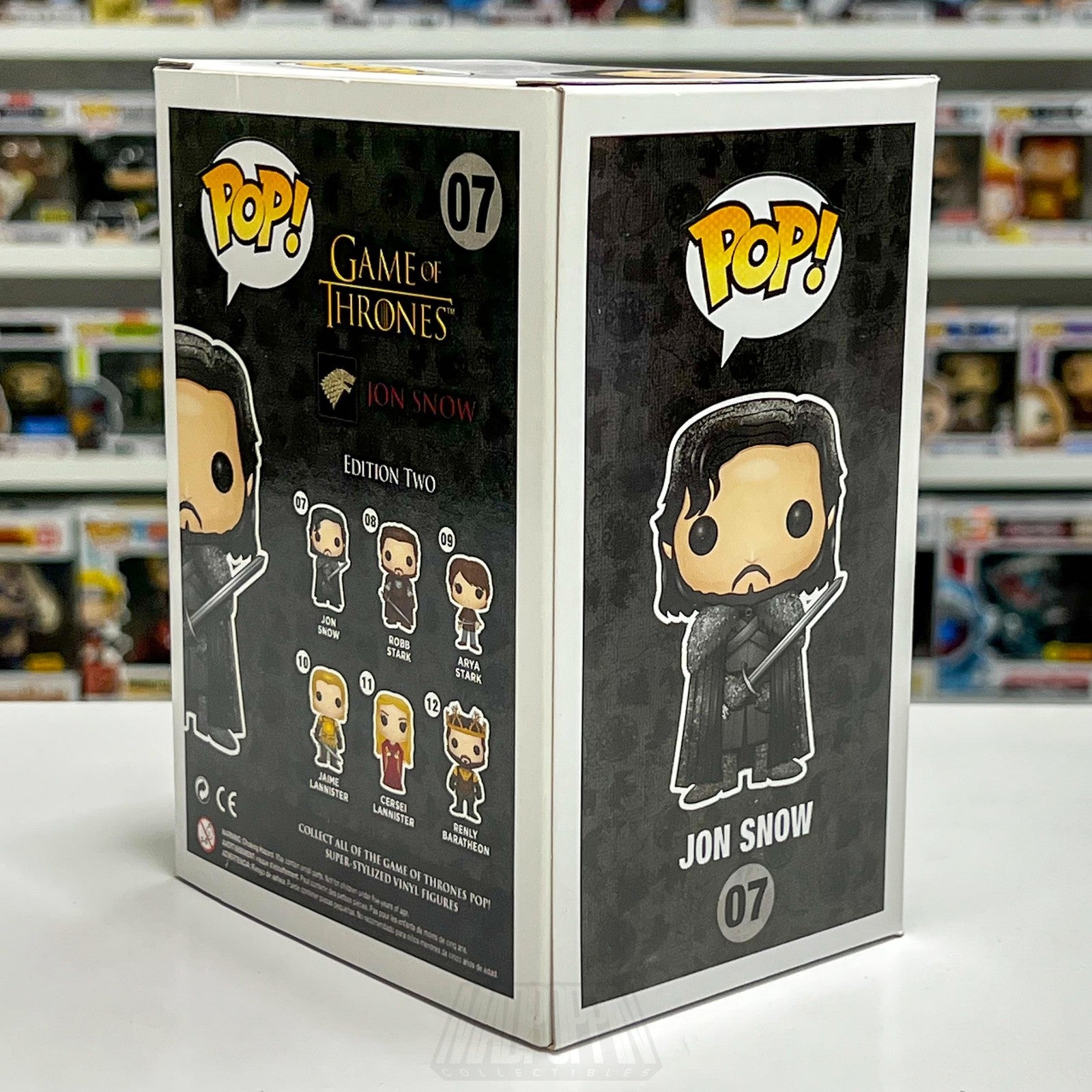 Funko Pop HBO TV Game of Thrones Jon Snow 07 Beyond The Wall Exclusive Lord Toy