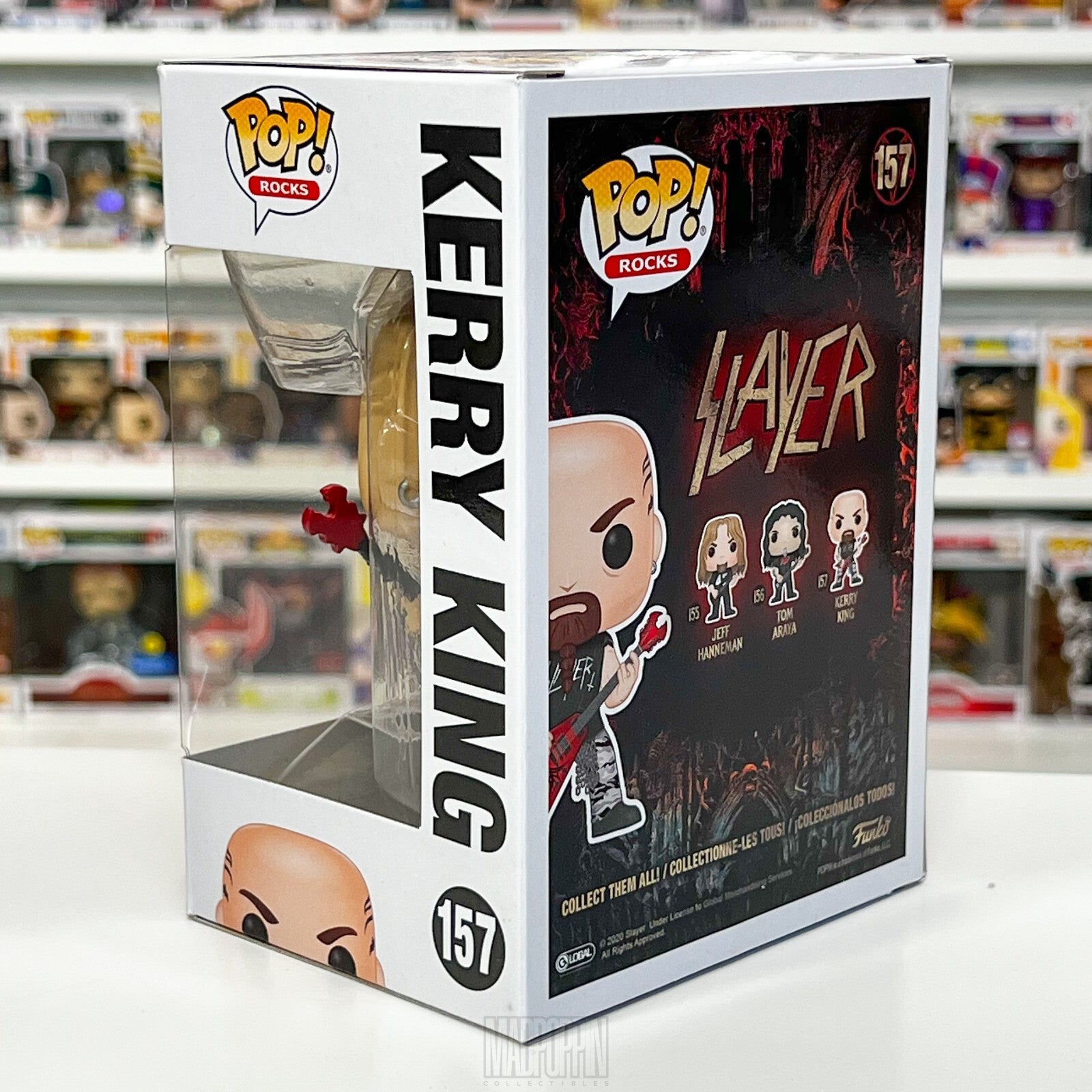 Funko Pop Rocks Slayer Kerry King Guitarist Thrash Heavy Metal Vaulted 157