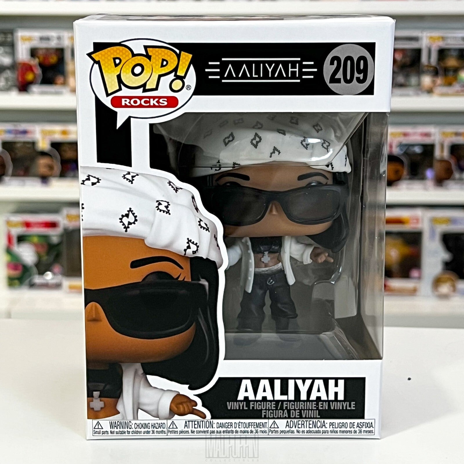 Funko Pop Rocks Aaliyah Sunglasses At Your Best Video R&B Singer Vaulted 209