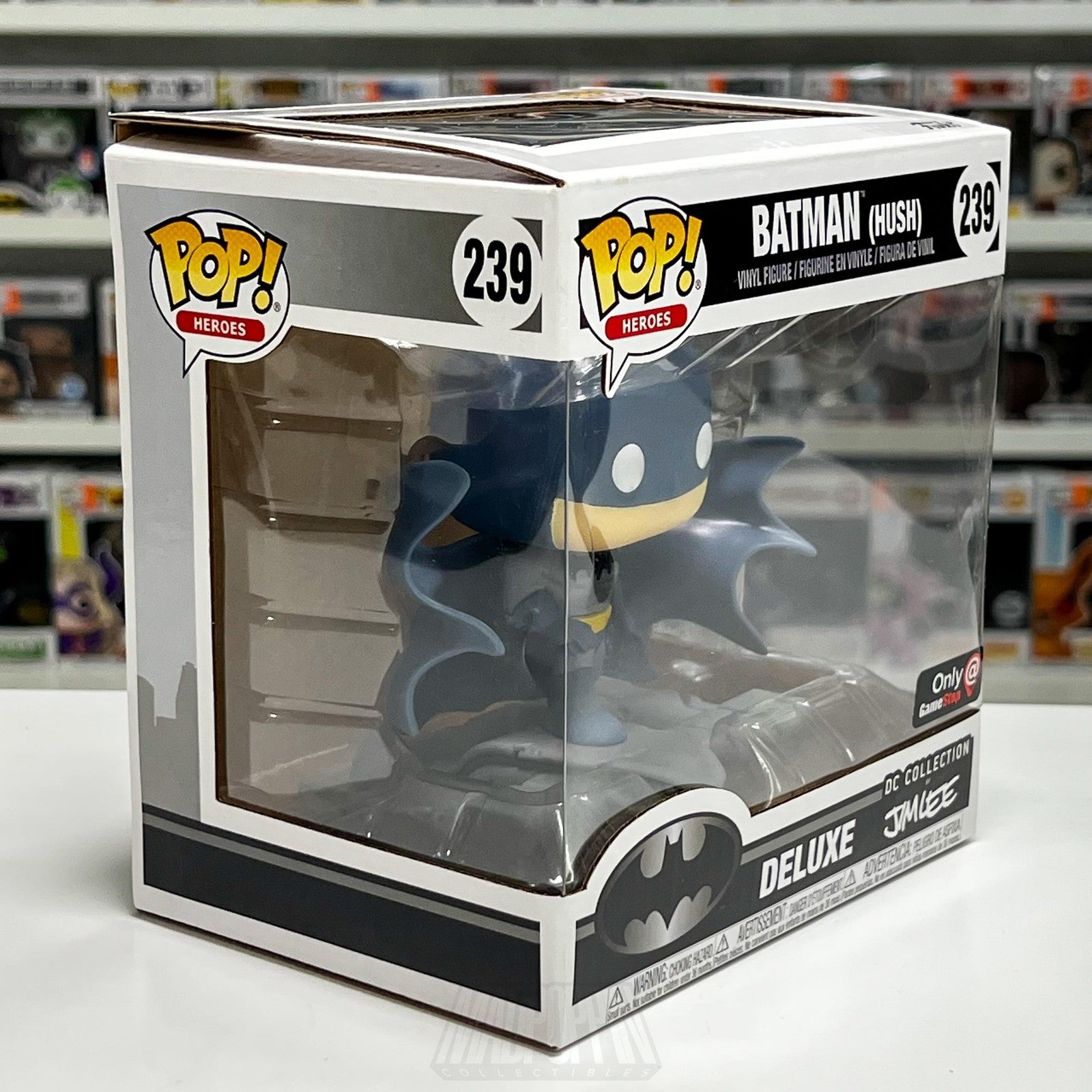 Funko Pop Heroes Batman Hush Deluxe Jim Lee DC Comics 239 GameStop Exclusive NIB
