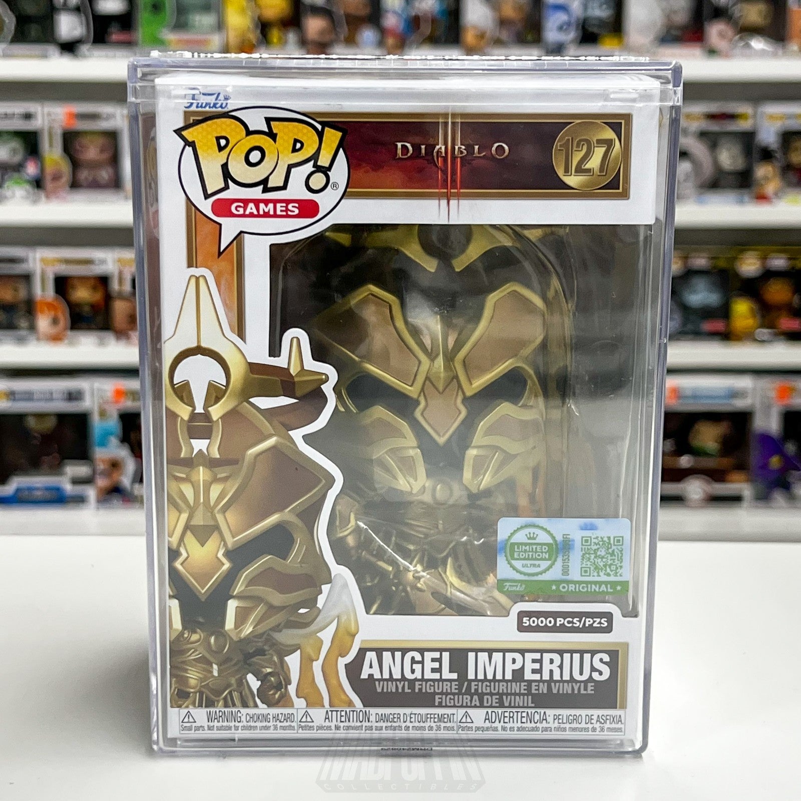 Funko Pop Games Diablo III Angel Imperius 127 Ultra Exclusive 5000 PCS Figure0