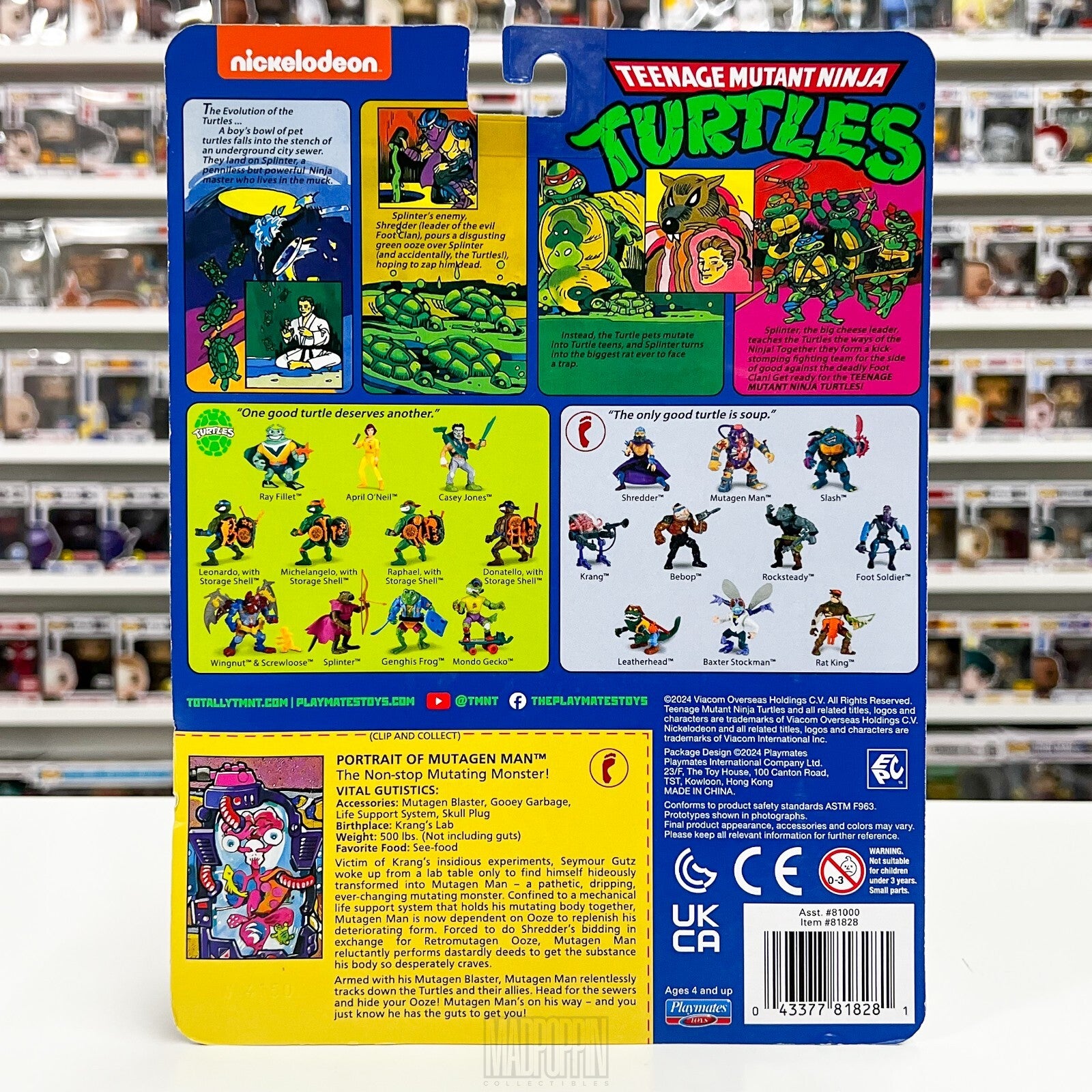 Playmates Nickelodeon TMNT Teenage Mutant Ninja Turtles 40 Years Mutagen Man