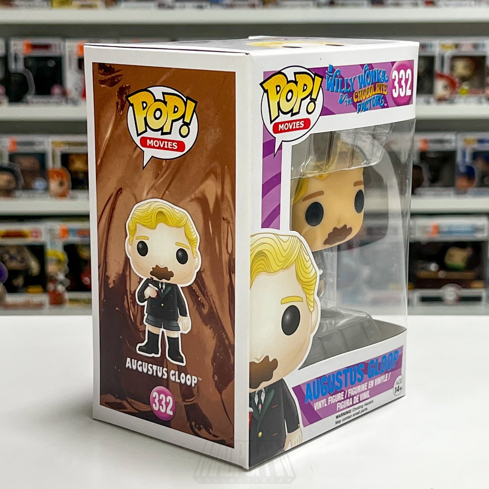 Funko Pop Augustus Gloop 332 Willy Wonka Chocolate Factory Movie Vinyl Figure