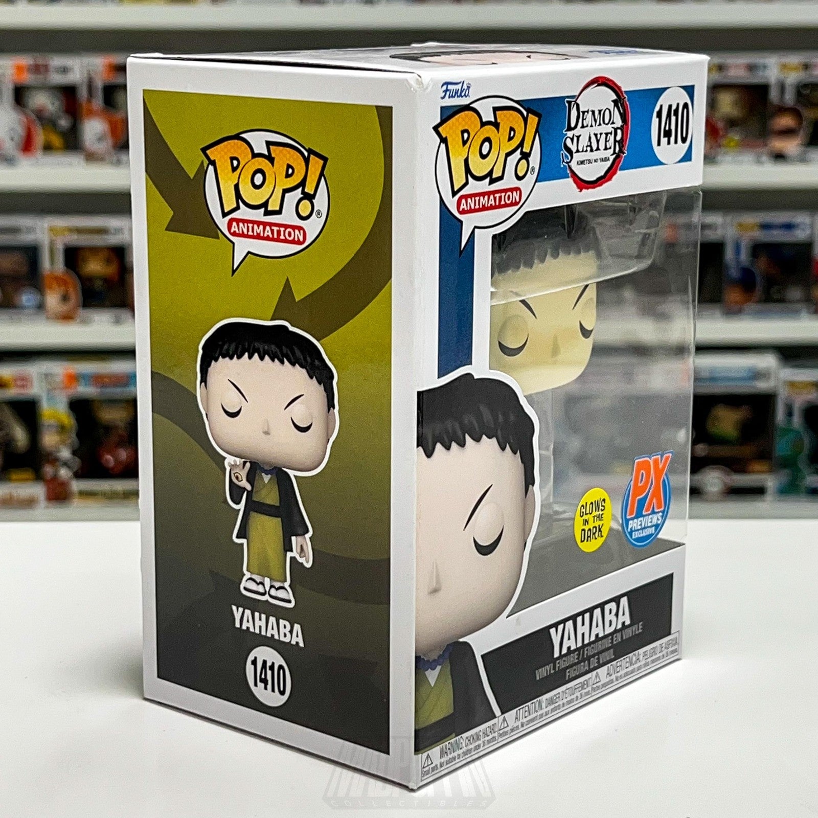 Funko Pop Animation Demon Slayer Yahaba 1410 PX Glow Figure Japanese Anime Manga