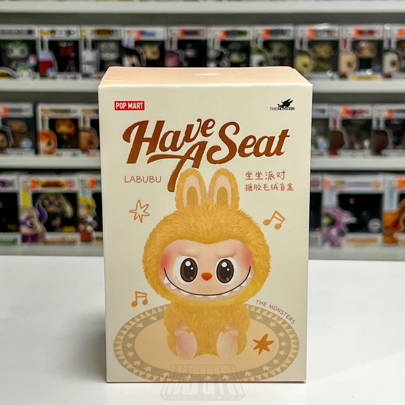 POP MART Labubu Have A Seat The Monsters Mystery Blind Box Figure 2024 Sealed V2