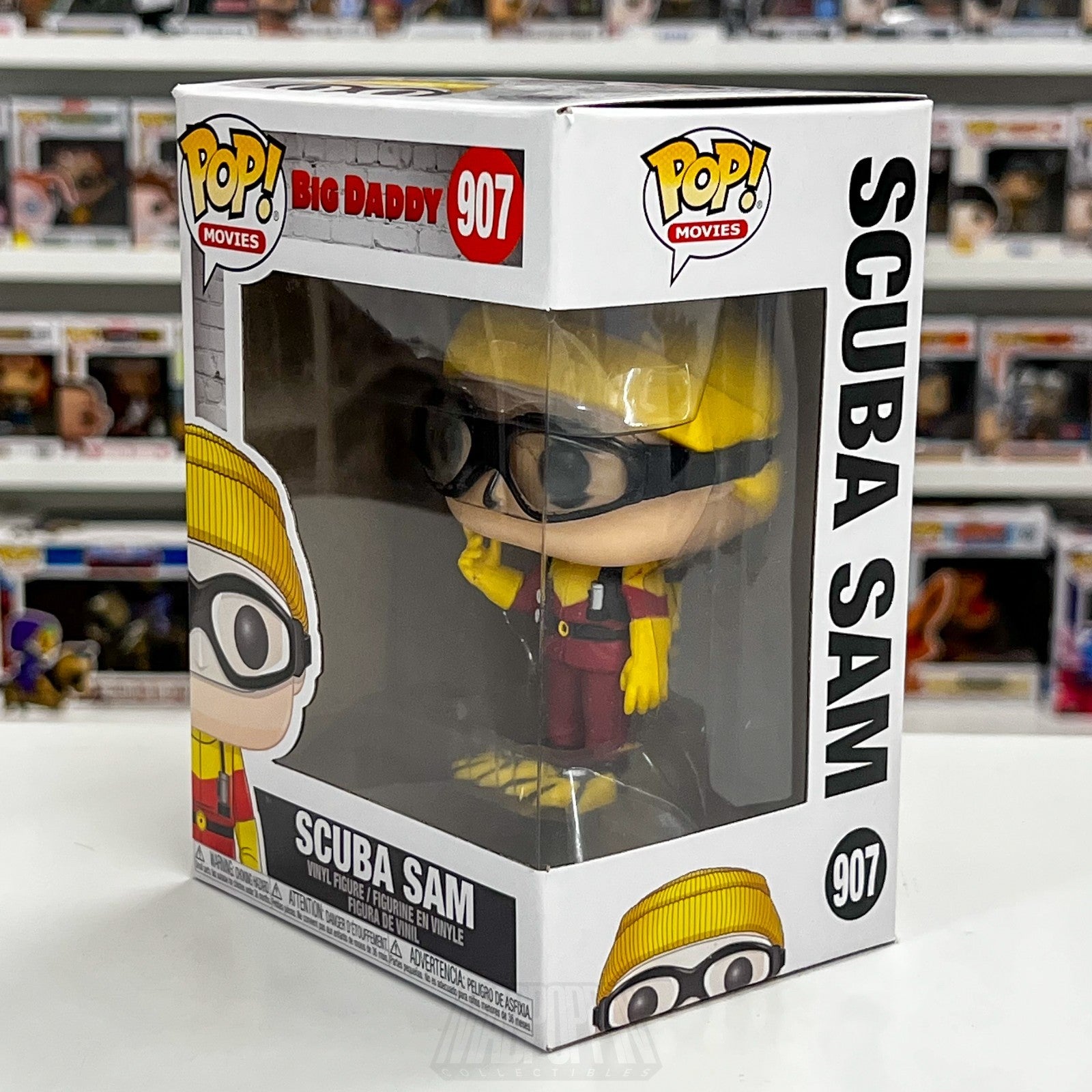 Funko Pop Movies Big Daddy Scuba Sam 907 Adam Sandler Comedy Toy Vinyl Figure1