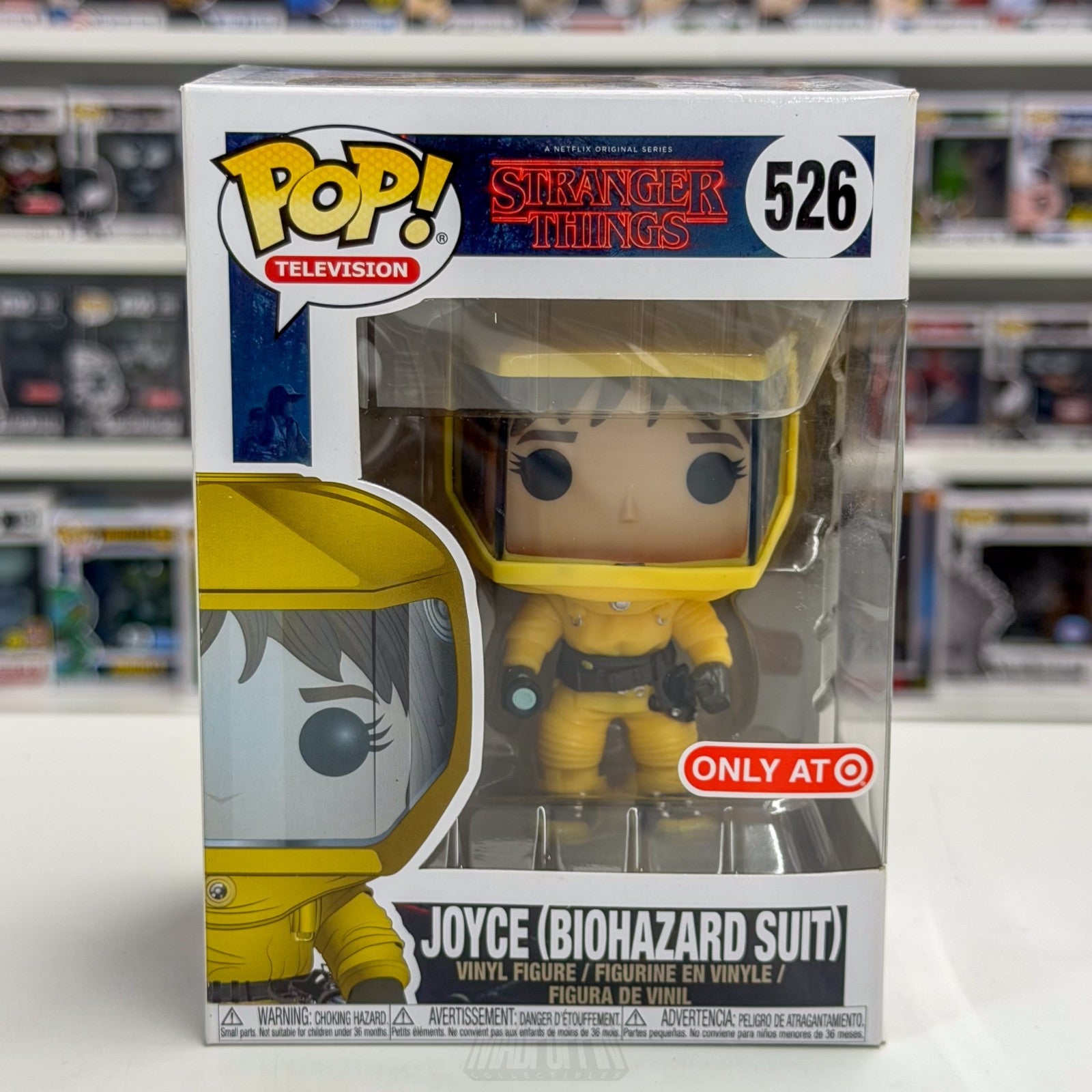 Funko Pop TV Stranger Things Joyce Biohazard Suit Target 526 Horror Vinyl Figure0