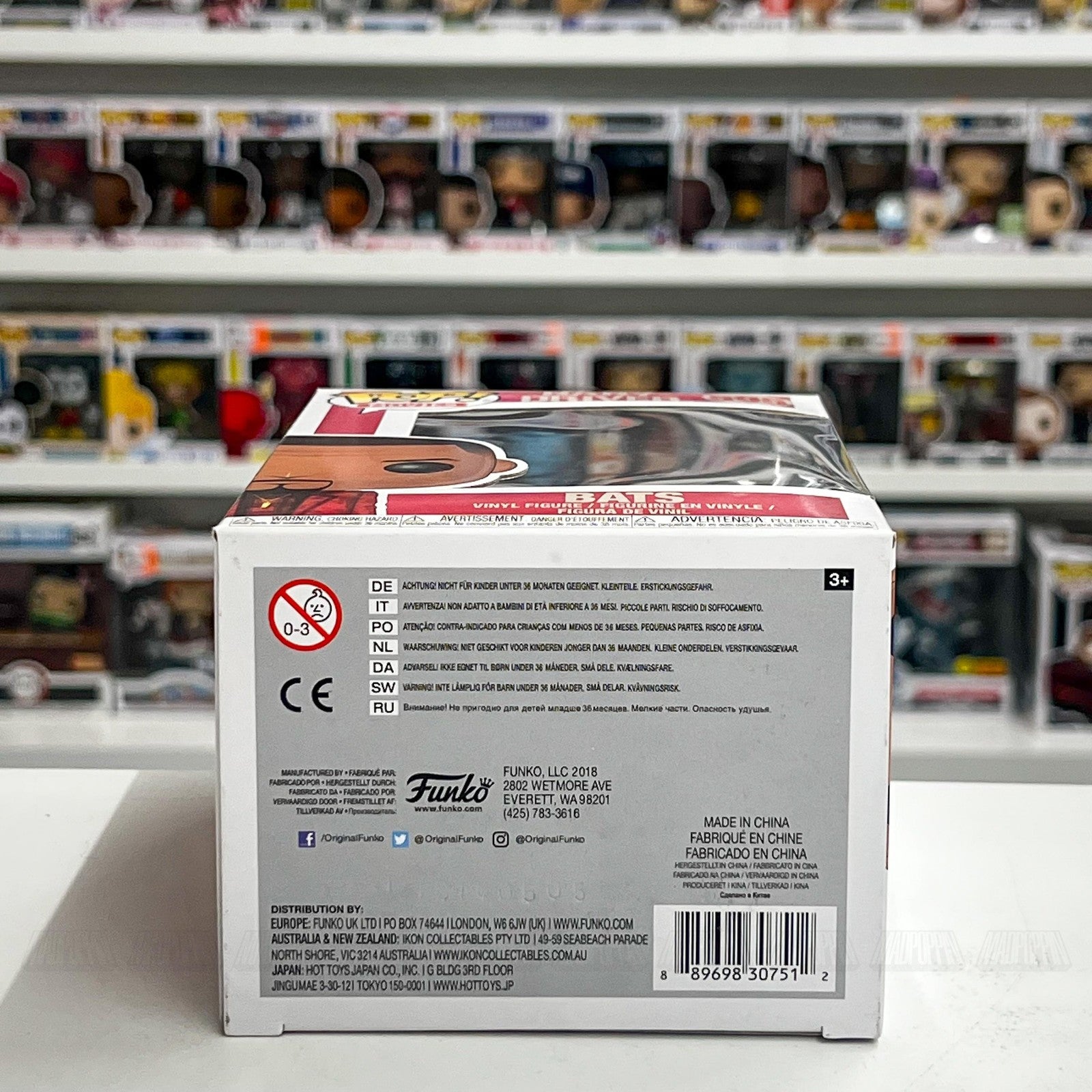 Funko Pop Movies Baby Driver Bats #595 Vinyl Figure Collectible New In Box NIB