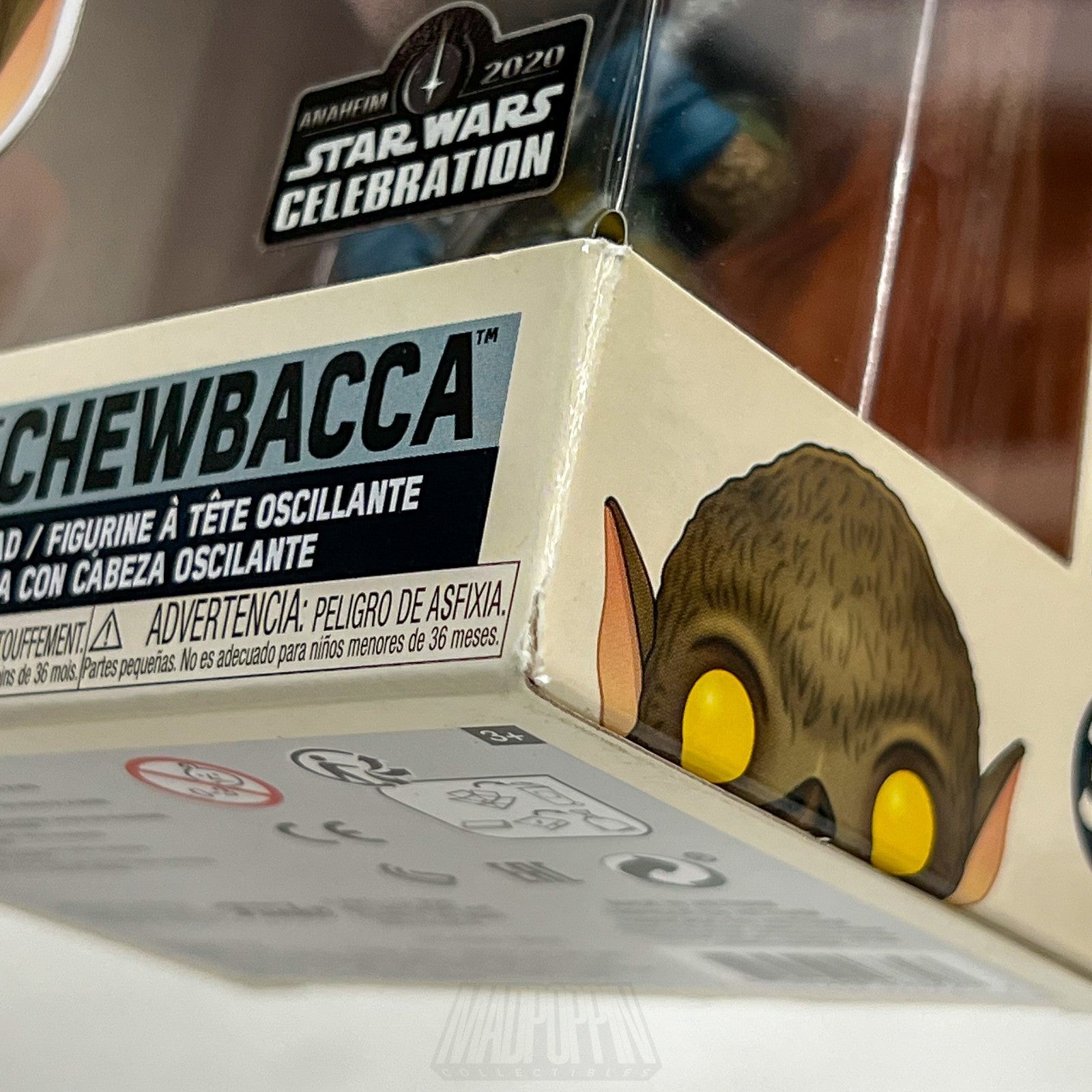 Funko Pop Star Wars Concept Series Chewbacca Celebration 387 Official Sticker8