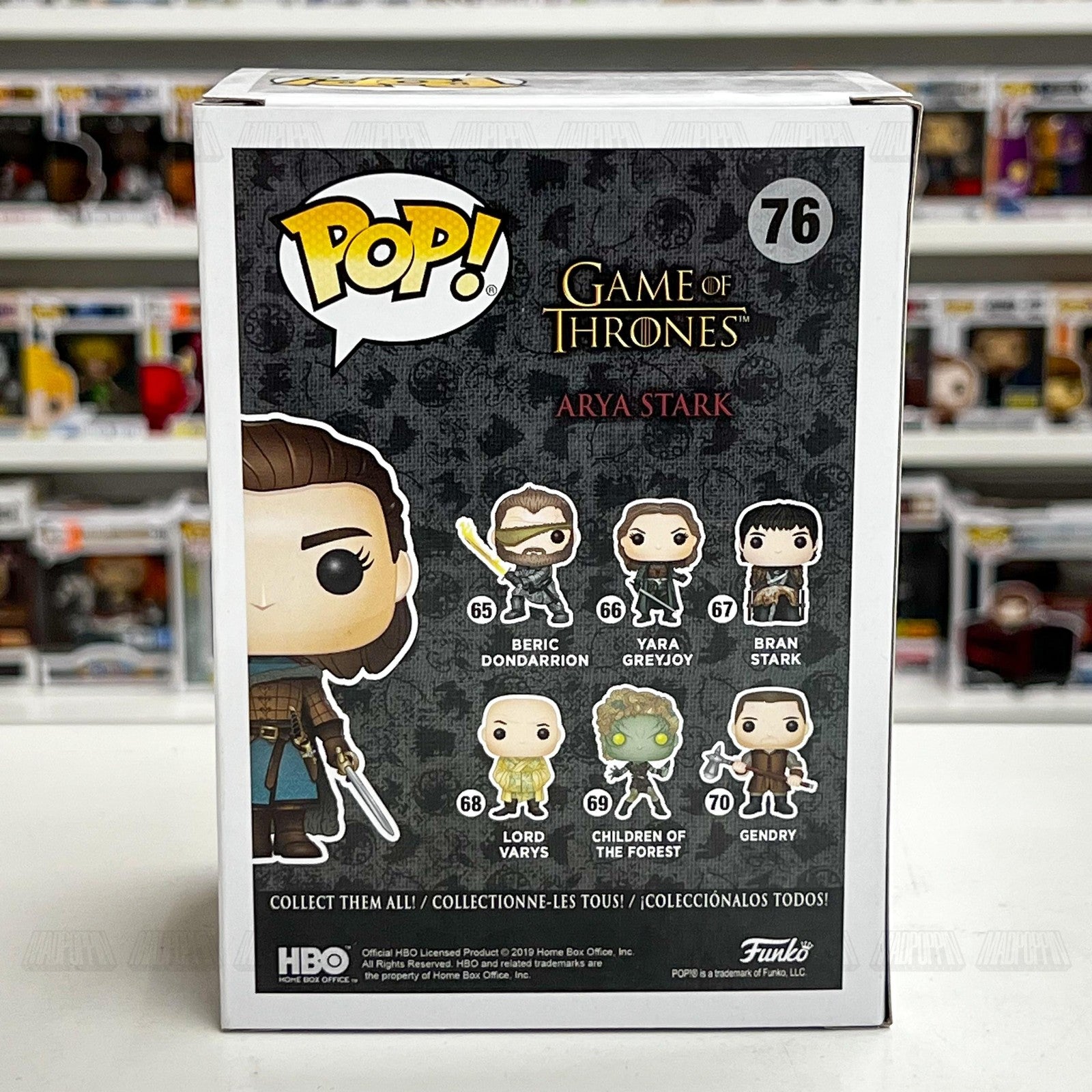 Funko Pop Game of Thrones Arya Stark #76 2019 Spring Convention Exclusive Figure