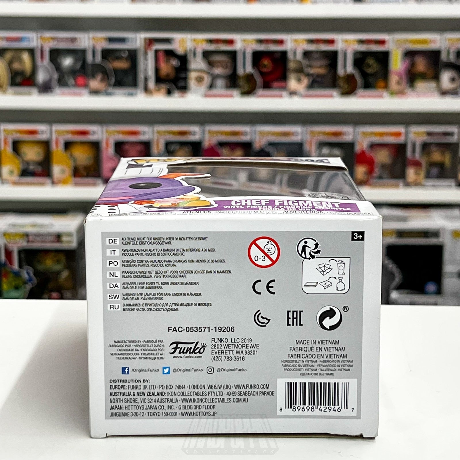 Funko Pop Disney Chef Figment Epcot Food Wine Festival Exclusive 604 Toy Figure7