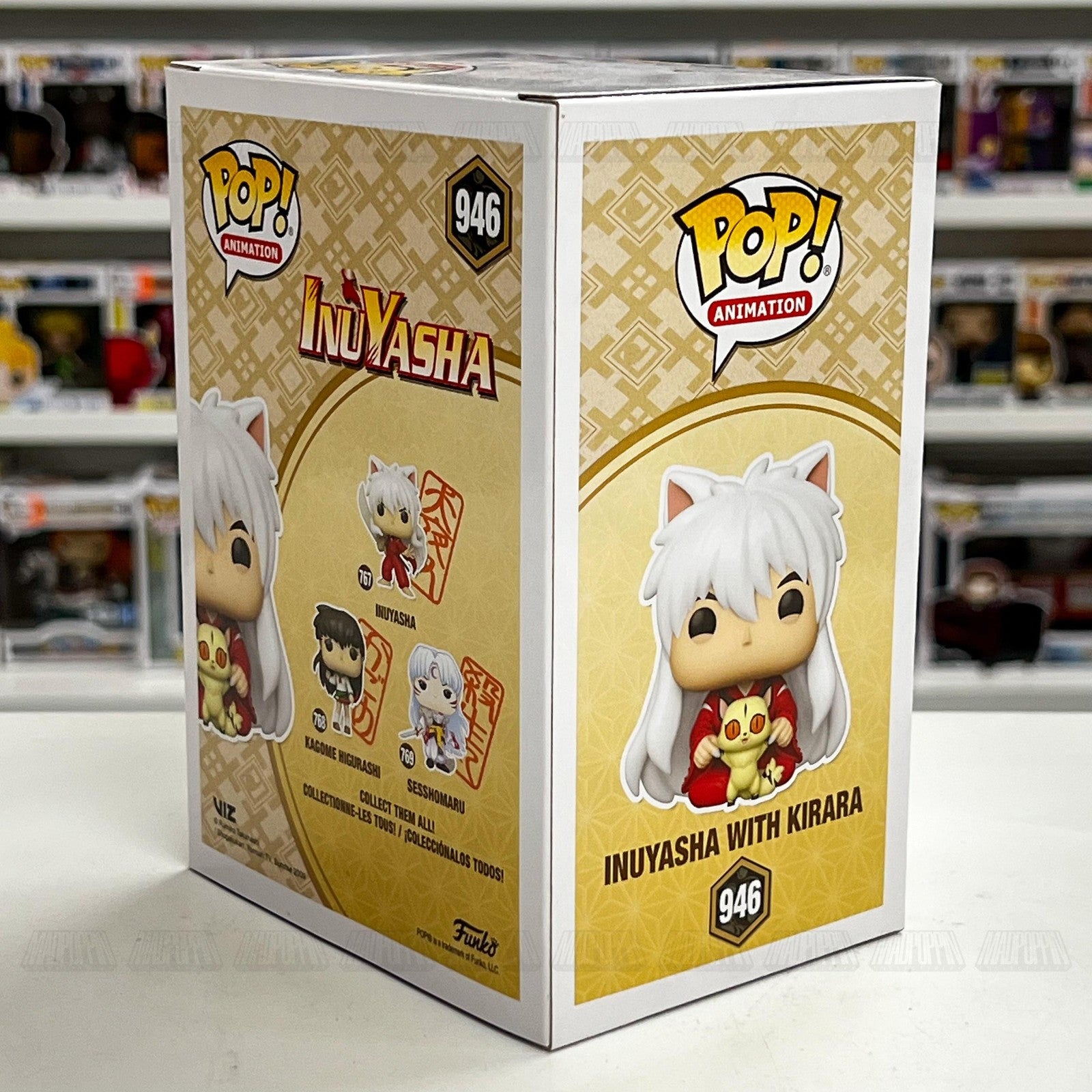 Funko Pop Animation Inuyasha With Kirara BoxLunch Exclusive Vinyl Figure 946 New