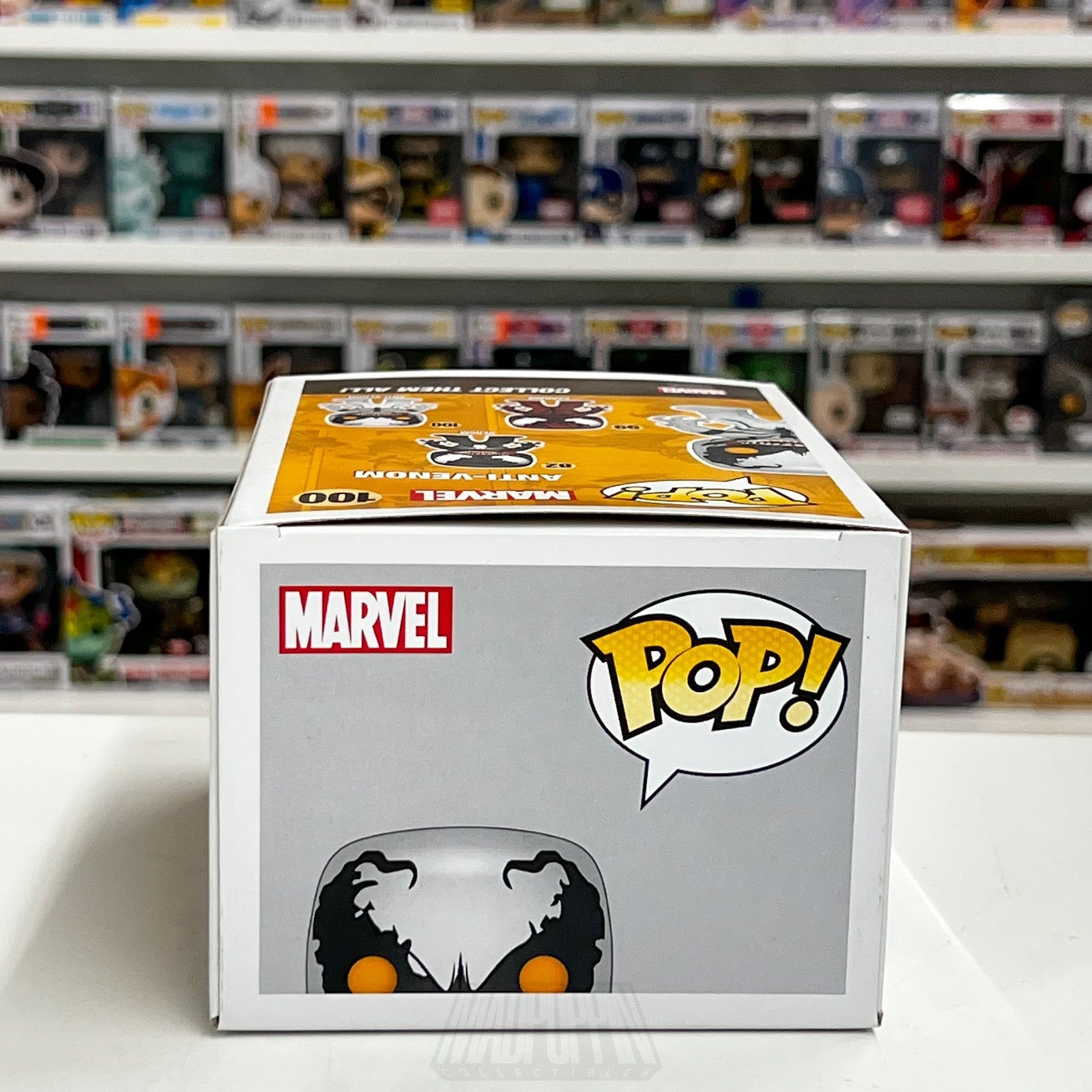 Funko Pop Marvel Anti-Venom Glow BoxLunch 100 Symbiote Spider-Man Vinyl Figure7