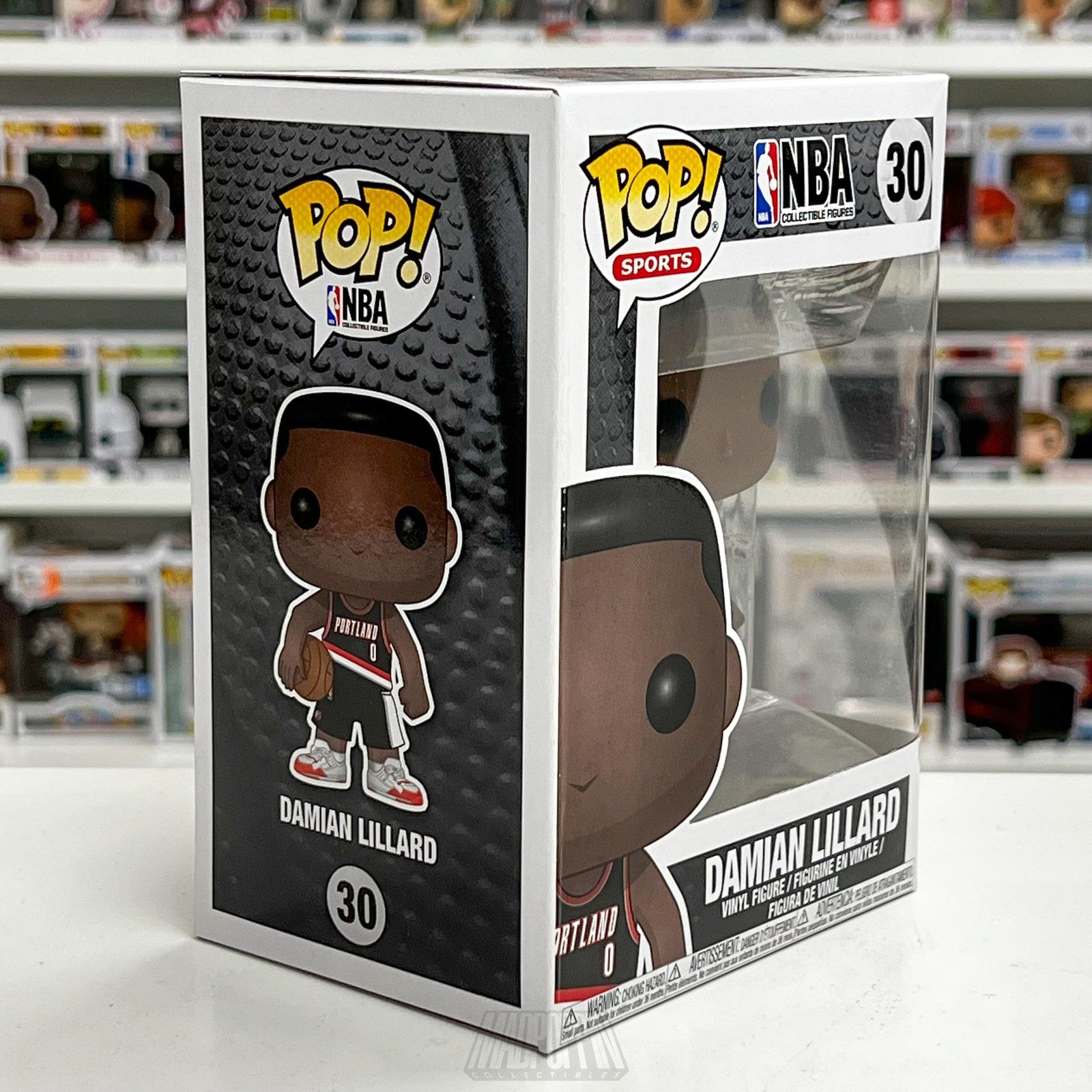 Funko Pop Damian Lillard NBA Series 3 Portland Trail Blazers Vinyl Figure 30 New