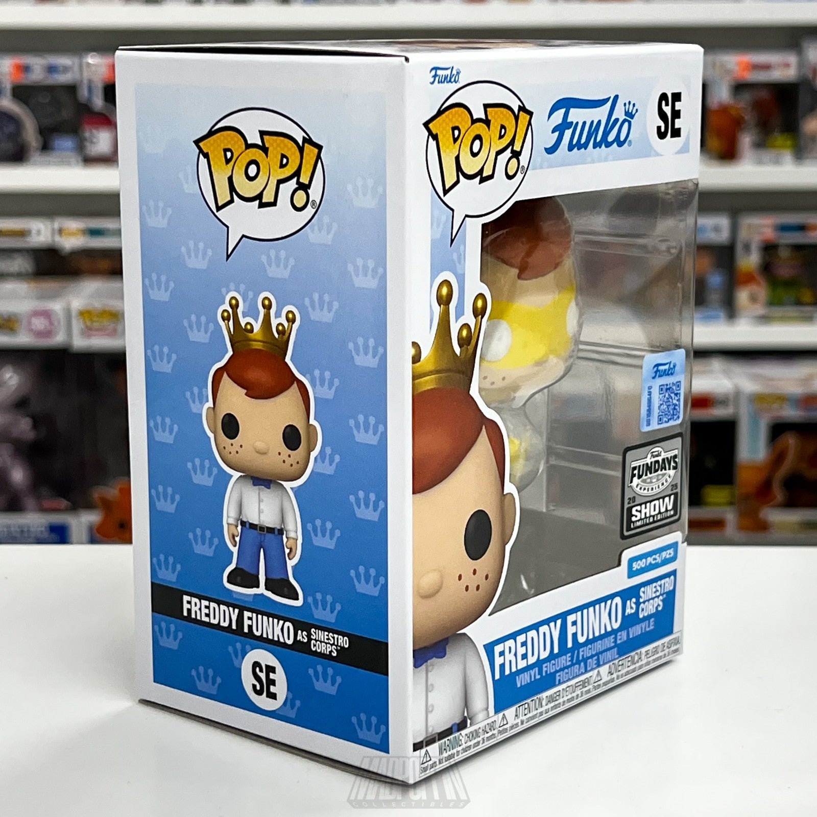 Funko Pop Fundays Freddy as Sinestro Corps Yellow DC Show Edition 500 PCS