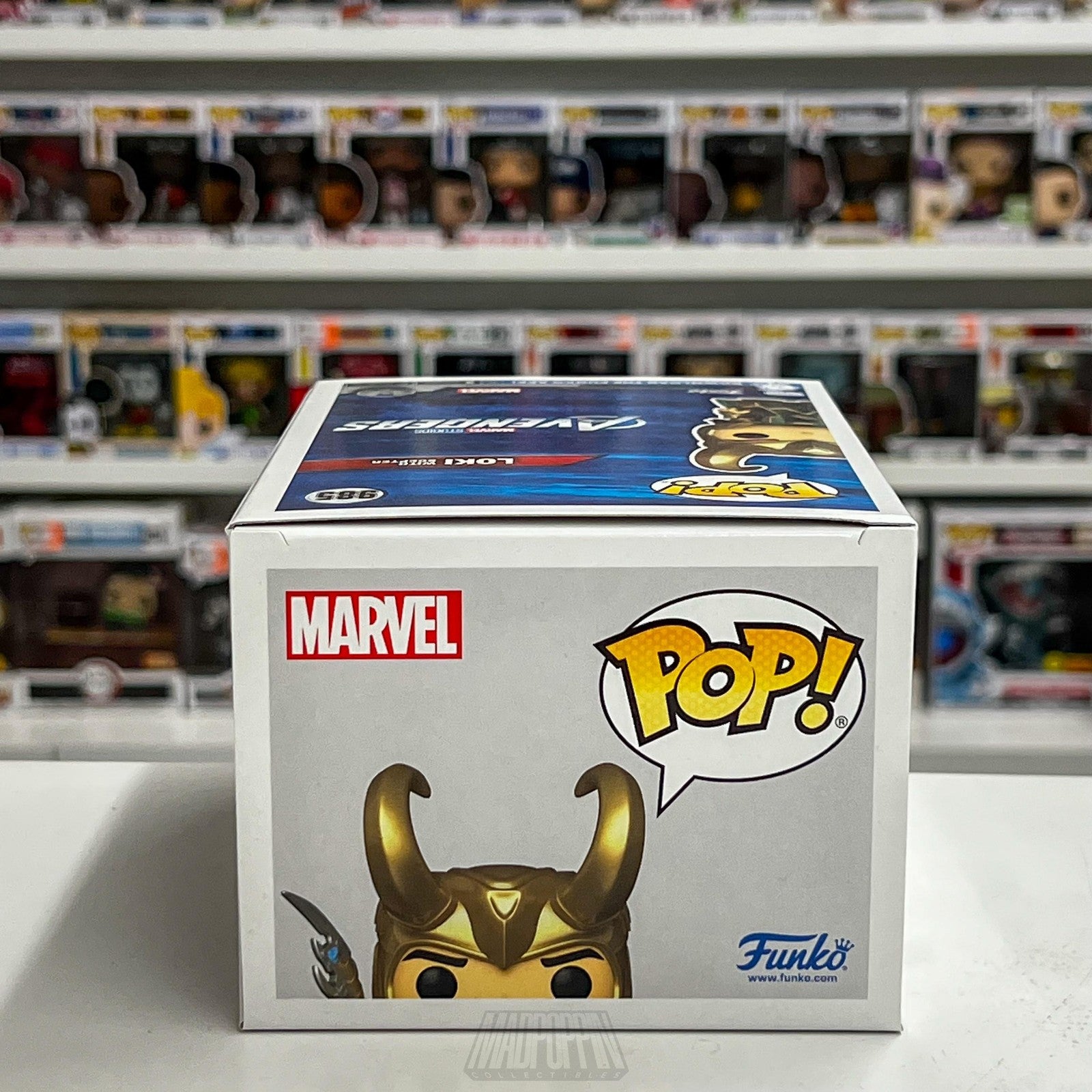 Funko Pop Avengers Loki With Scepter 985 Glow Dark EE Exclusive Limited Edition