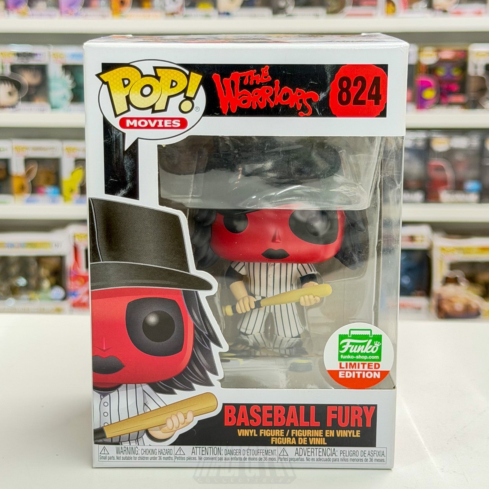 Funko Pop Movies The Warriors Baseball Fury Red 824 New York Gang Vinyl Figure0