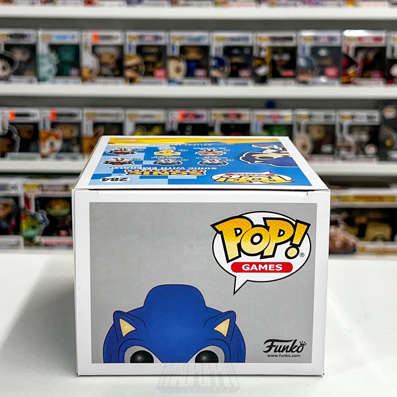 Funko Pop Video Games Sonic The Hedgehog With Emerald 284 Sega Toy Vinyl Figure6