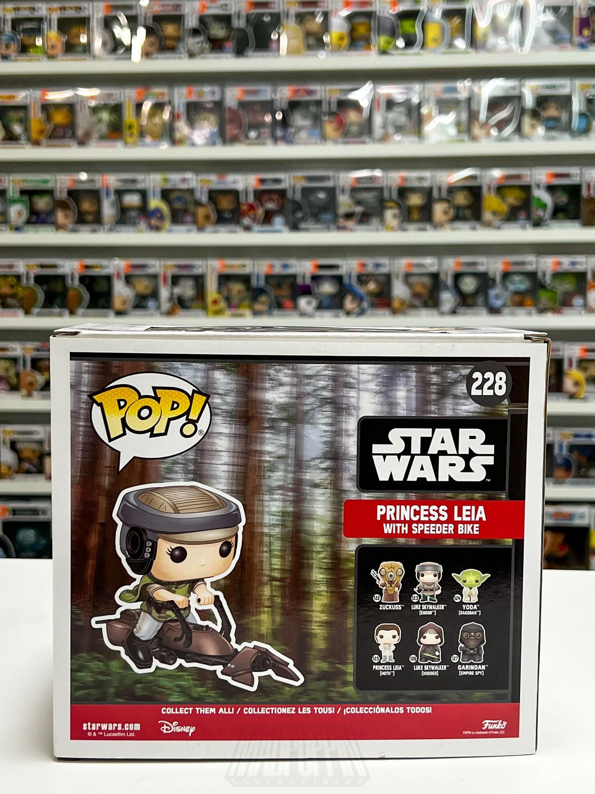 Funko Pop Ride Star Wars 228 Princess Leia Speeder Bike ROTJ 40th Anniversary