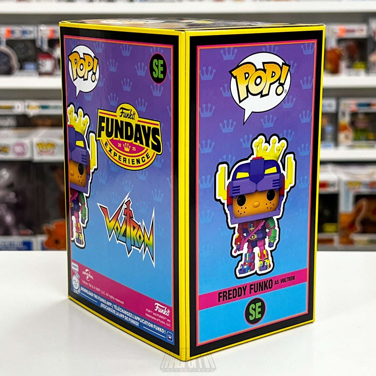 Funko Pop Fundays Freddy as Voltron Blacklight Show Edition 1500 PCS SE 2025