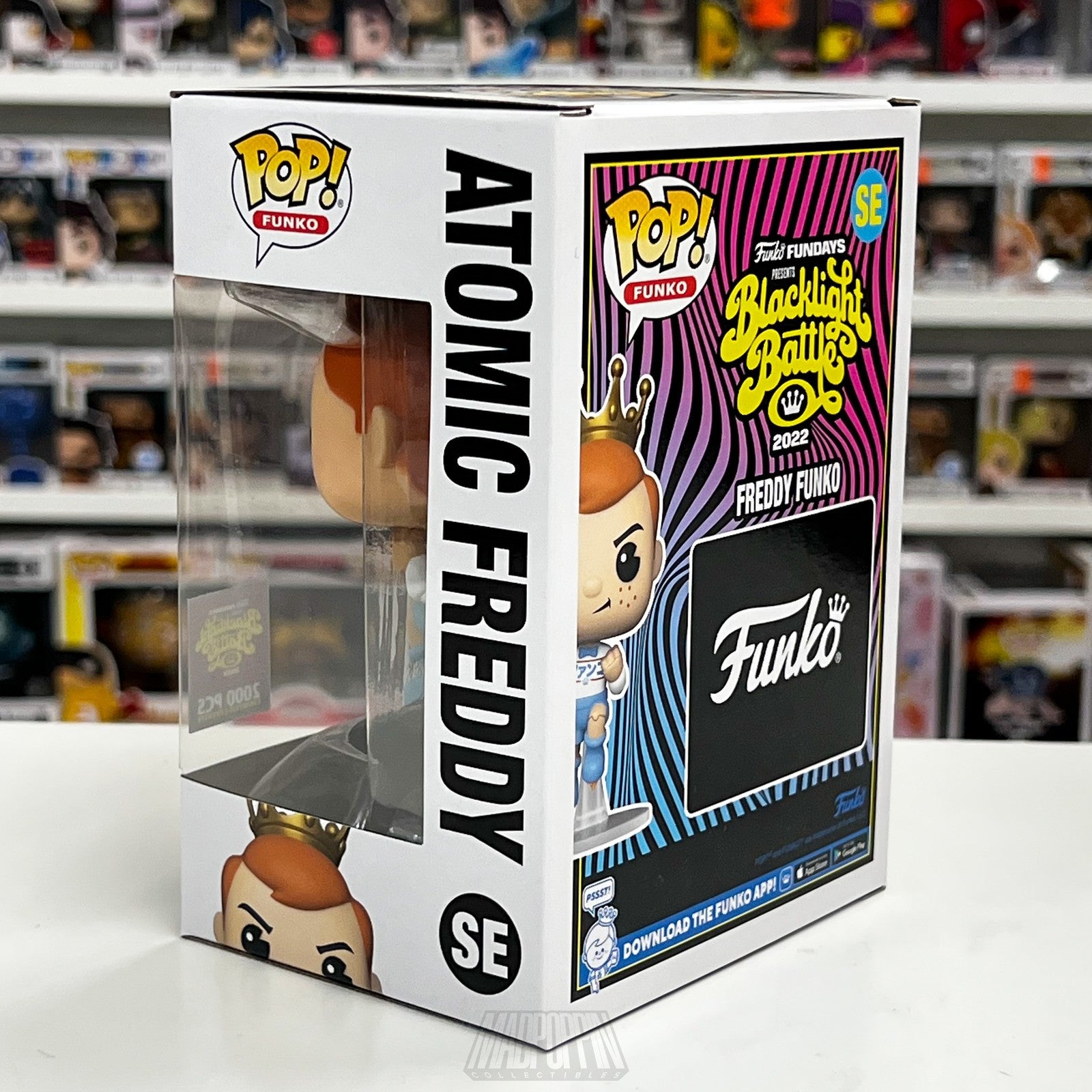 Funko Pop Atomic Freddy Blacklight Battle 2022 SE Vinyl Figure Limited 2000 New